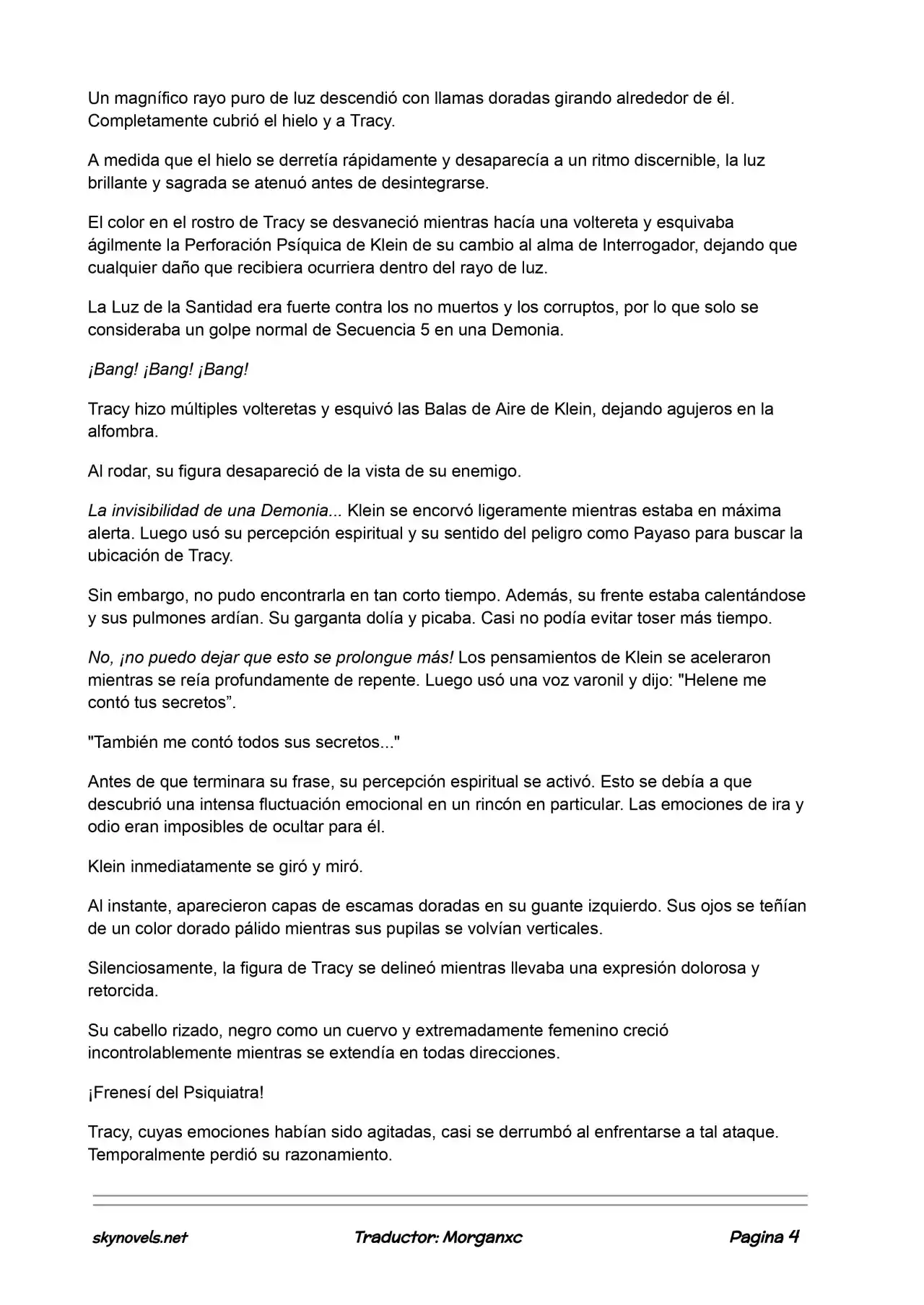 Lord Of The Mysteries (Novela) - Capítulo 582 - Página 4 - LectorTMOo