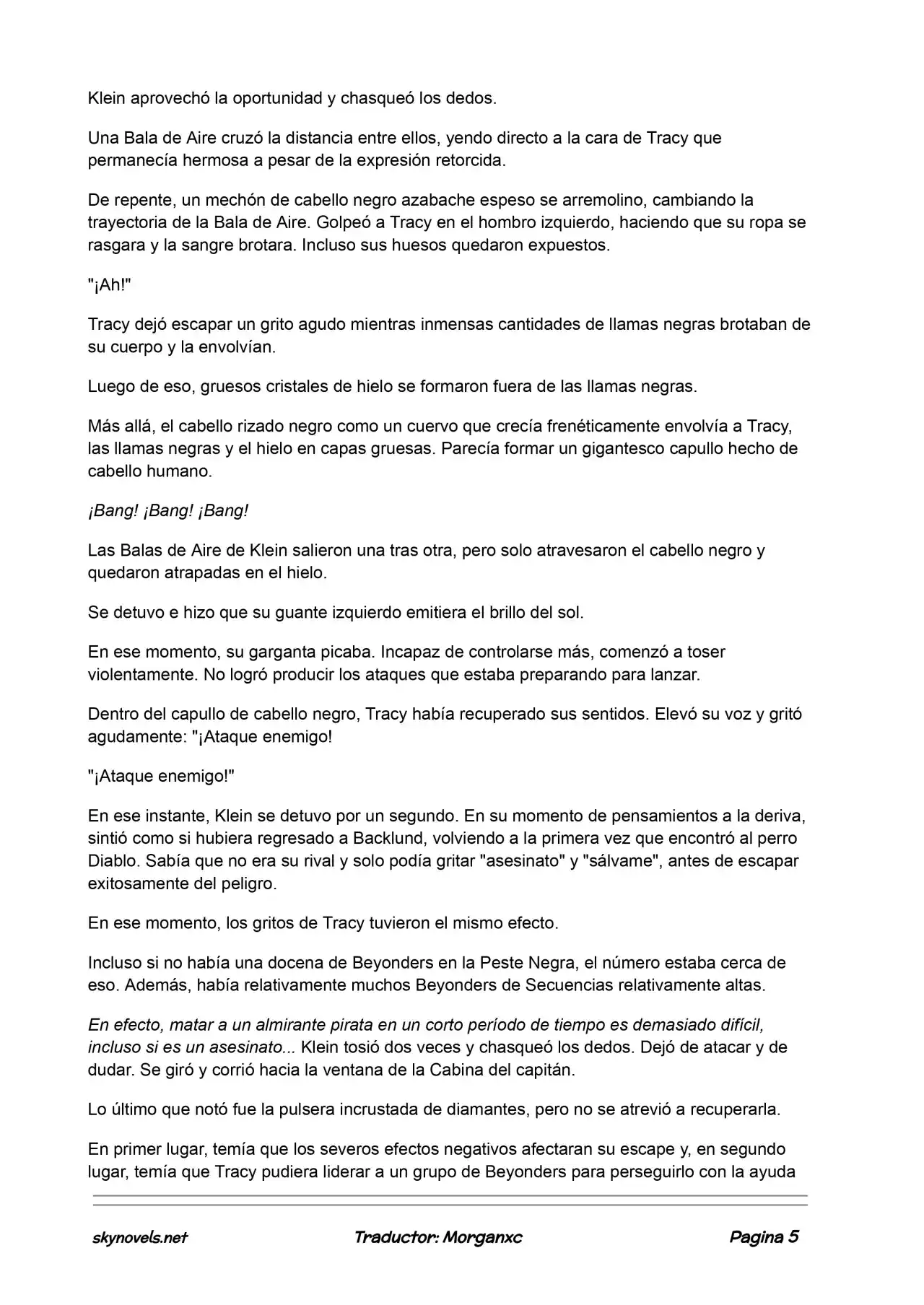 Lord Of The Mysteries (Novela) - Capítulo 582 - Página 5 - LectorTMOo