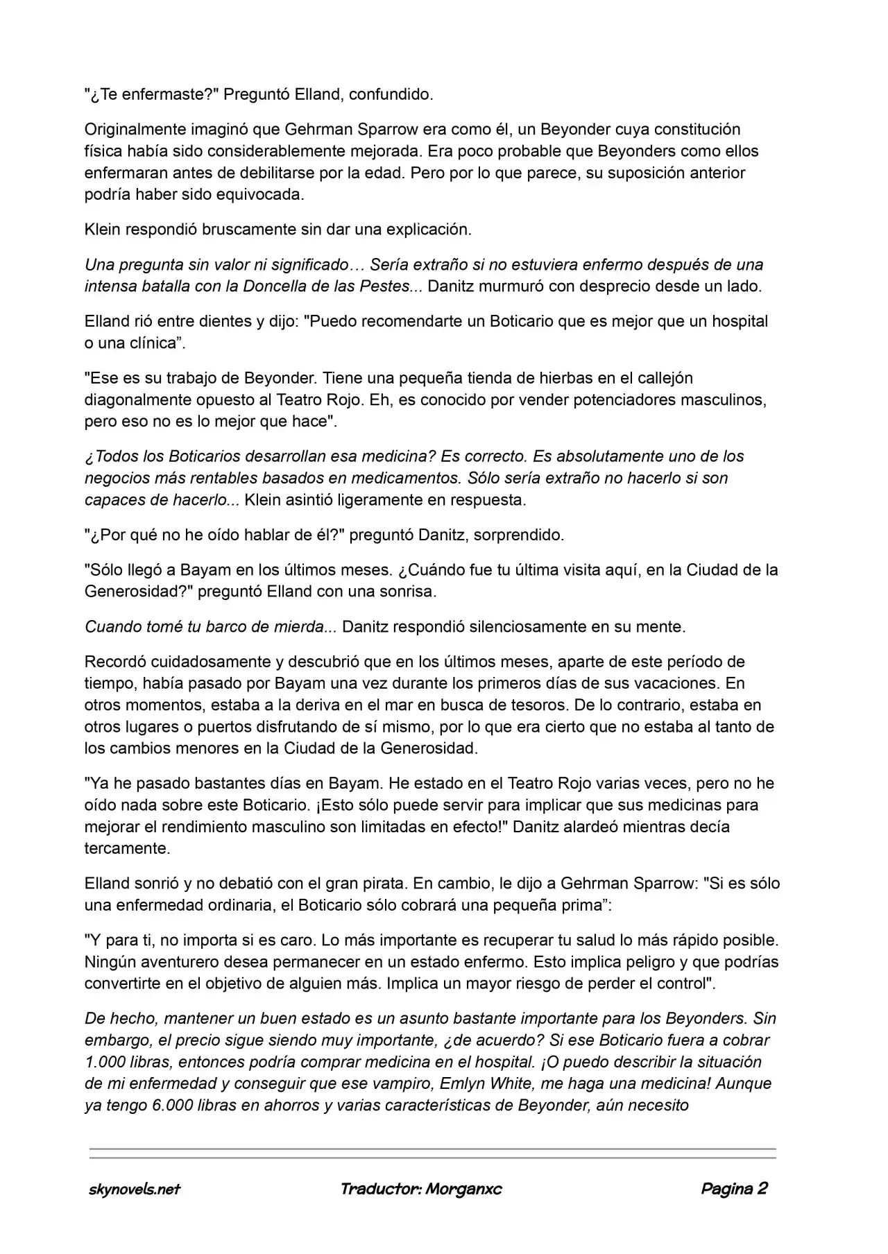 Lord Of The Mysteries (Novela) - Capítulo 585 - Página 2 - LectorTMOo