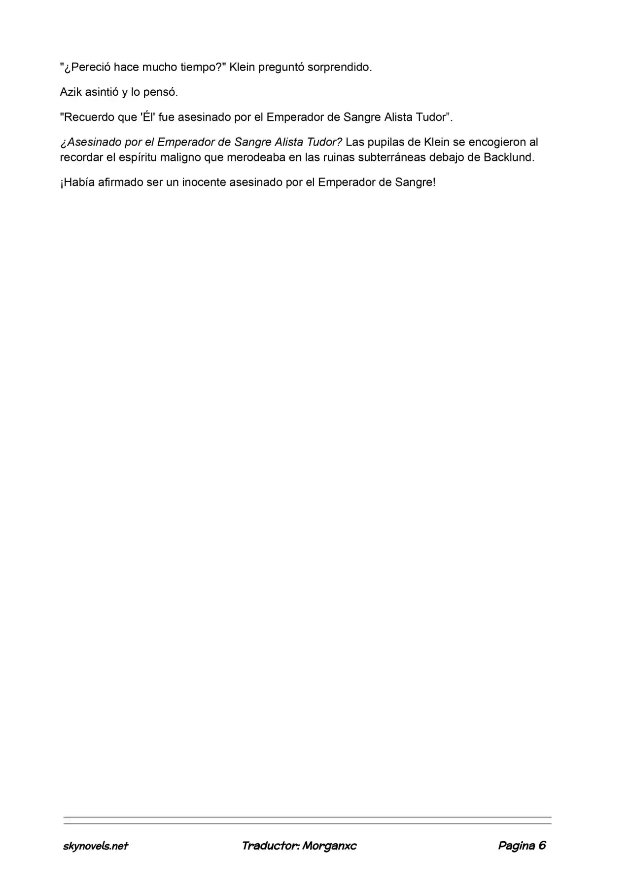 Lord Of The Mysteries (Novela) - Capítulo 586 - Página 6 - LectorTMOo