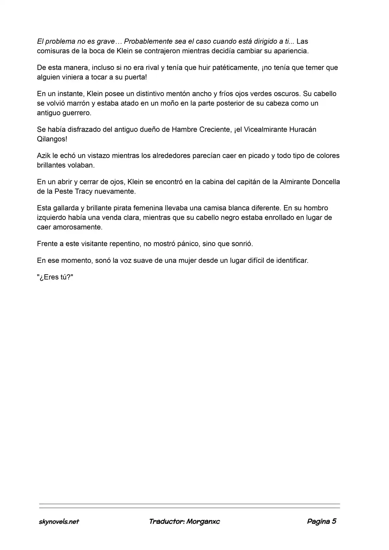 Lord Of The Mysteries (Novela) - Capítulo 587 - Página 5 - LectorTMOo