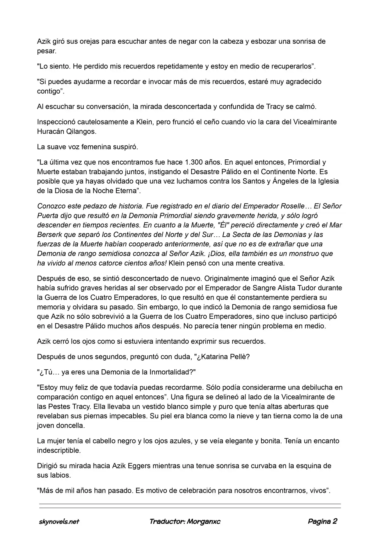 Lord Of The Mysteries (Novela) - Capítulo 588 - Página 2 - LectorTMOo