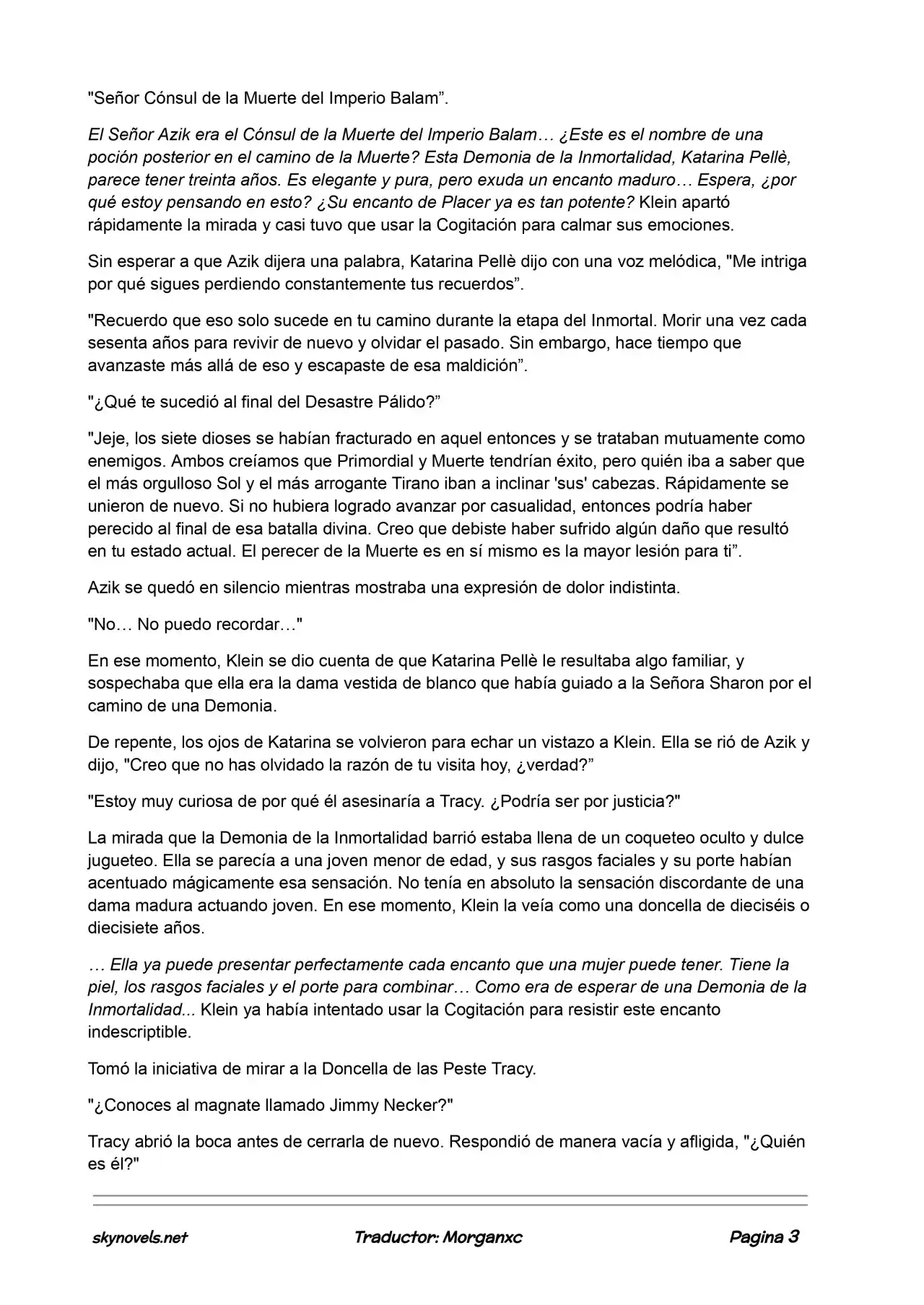 Lord Of The Mysteries (Novela) - Capítulo 588 - Página 3 - LectorTMOo