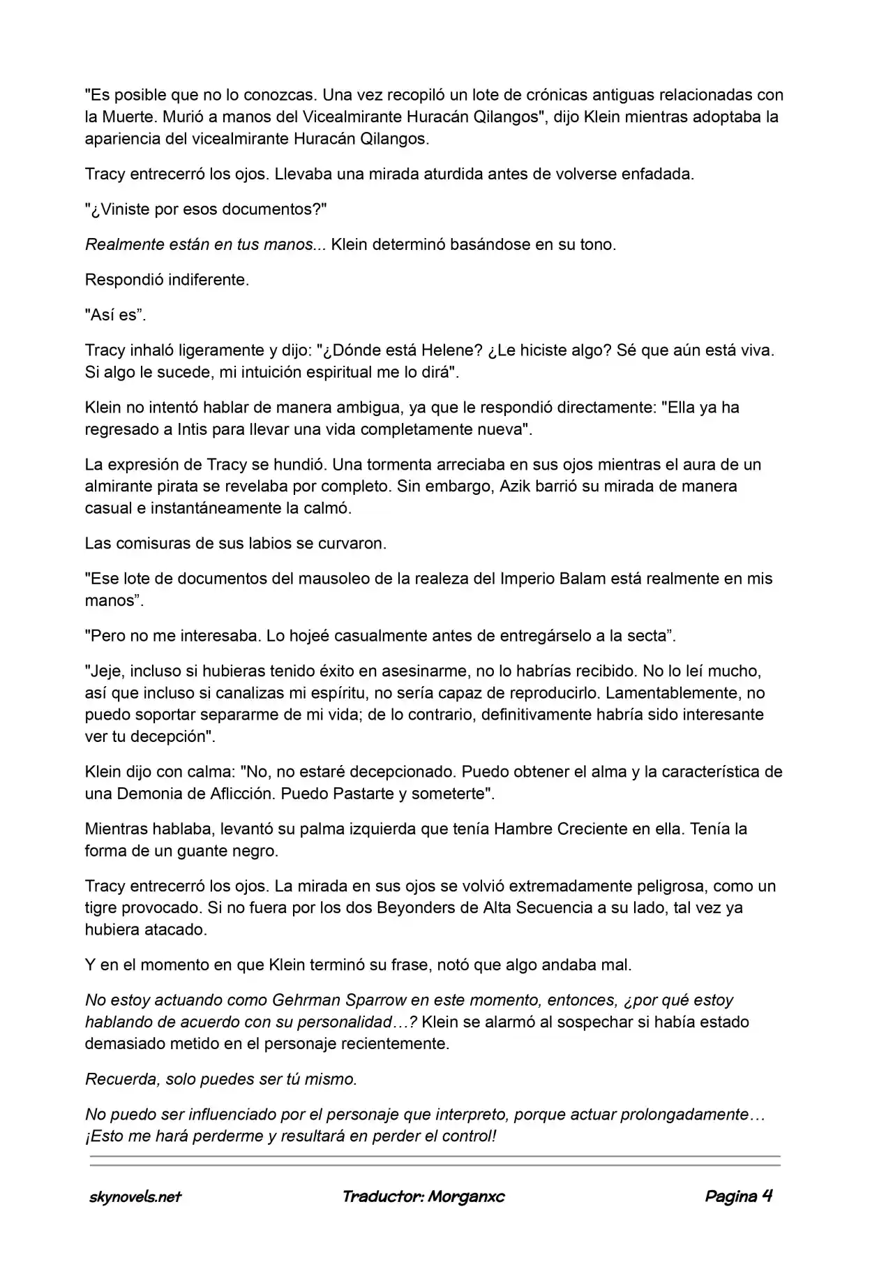 Lord Of The Mysteries (Novela) - Capítulo 588 - Página 4 - LectorTMOo
