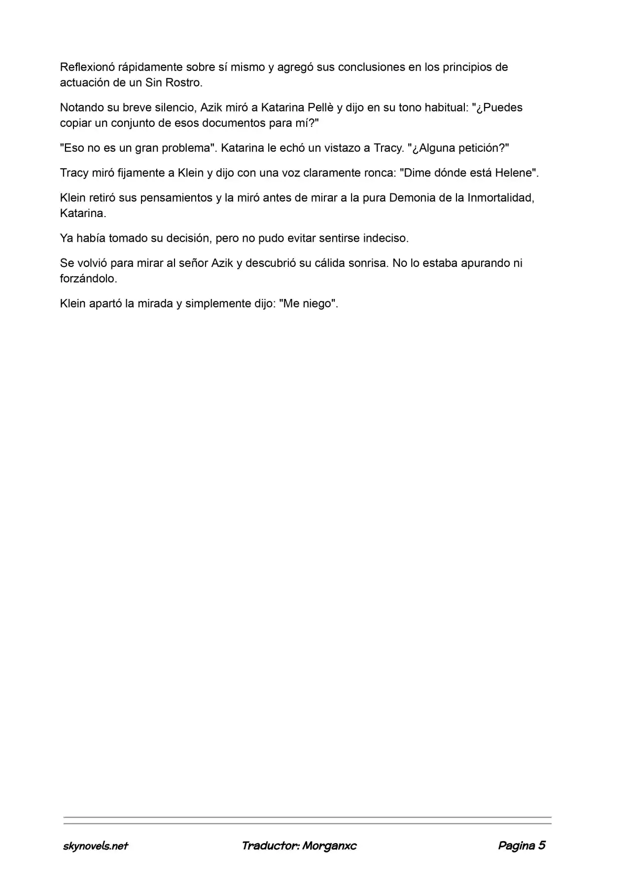 Lord Of The Mysteries (Novela) - Capítulo 588 - Página 5 - LectorTMOo