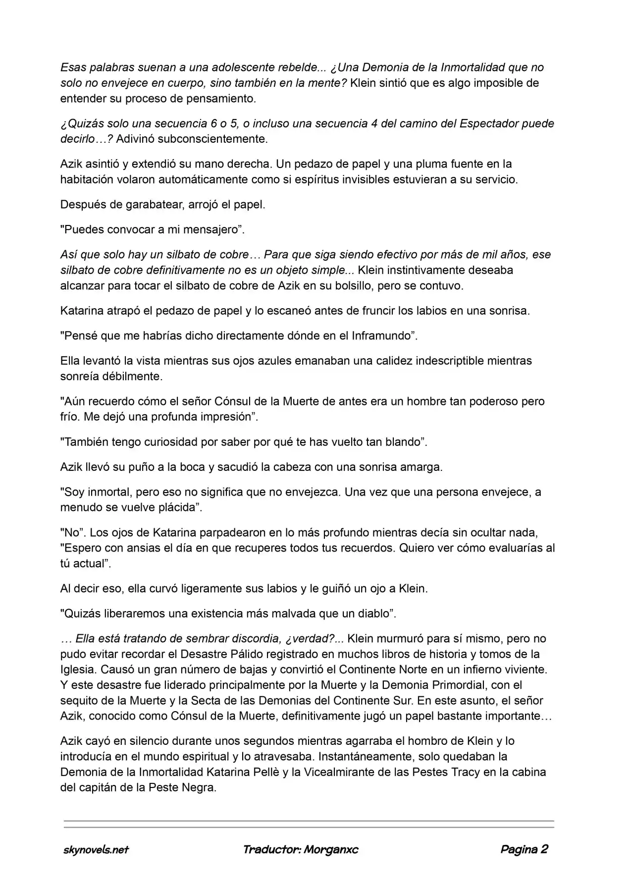 Lord Of The Mysteries (Novela) - Capítulo 589 - Página 2 - LectorTMOo