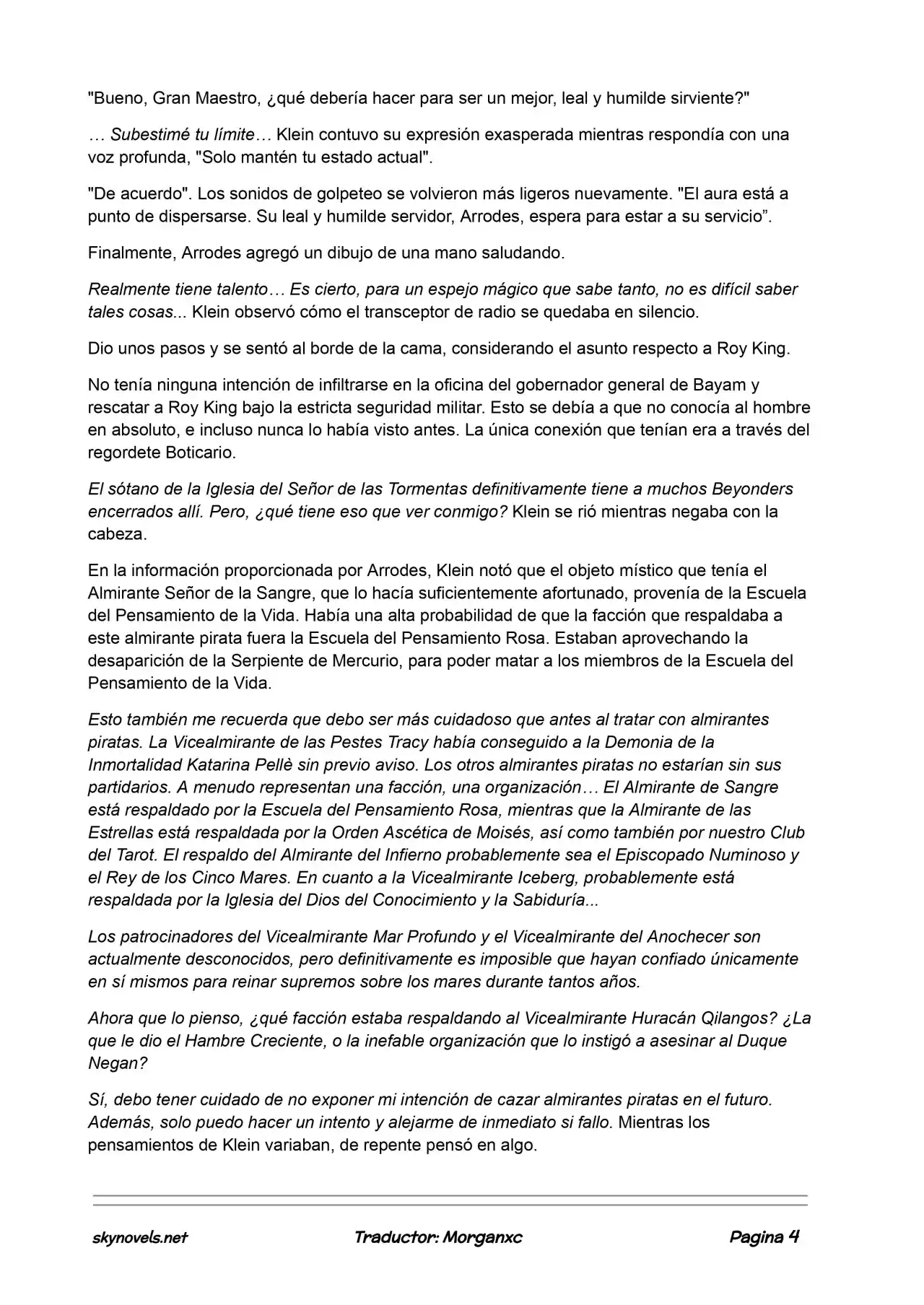 Lord Of The Mysteries (Novela) - Capítulo 590 - Página 4 - LectorTMOo