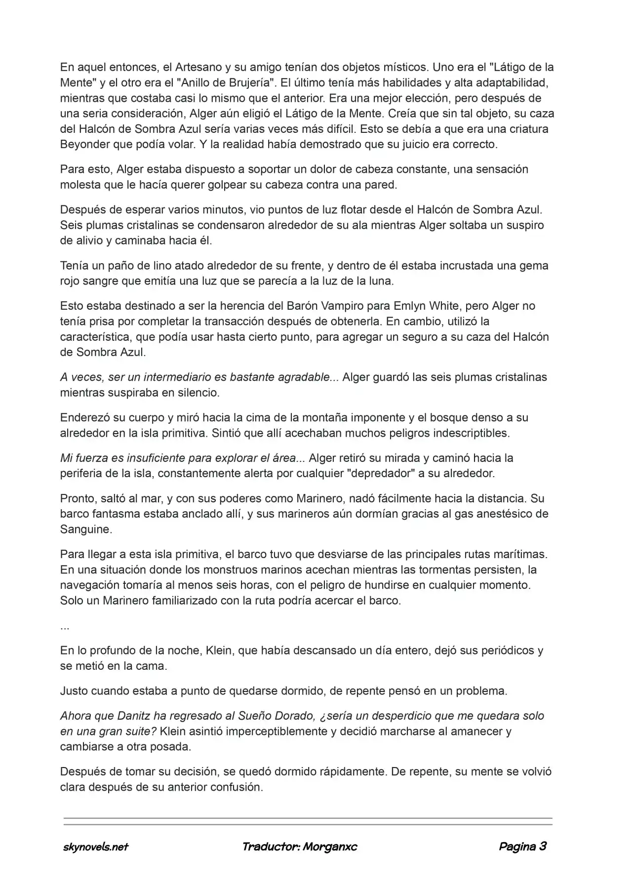 Lord Of The Mysteries (Novela) - Capítulo 591 - Página 3 - LectorTMOo