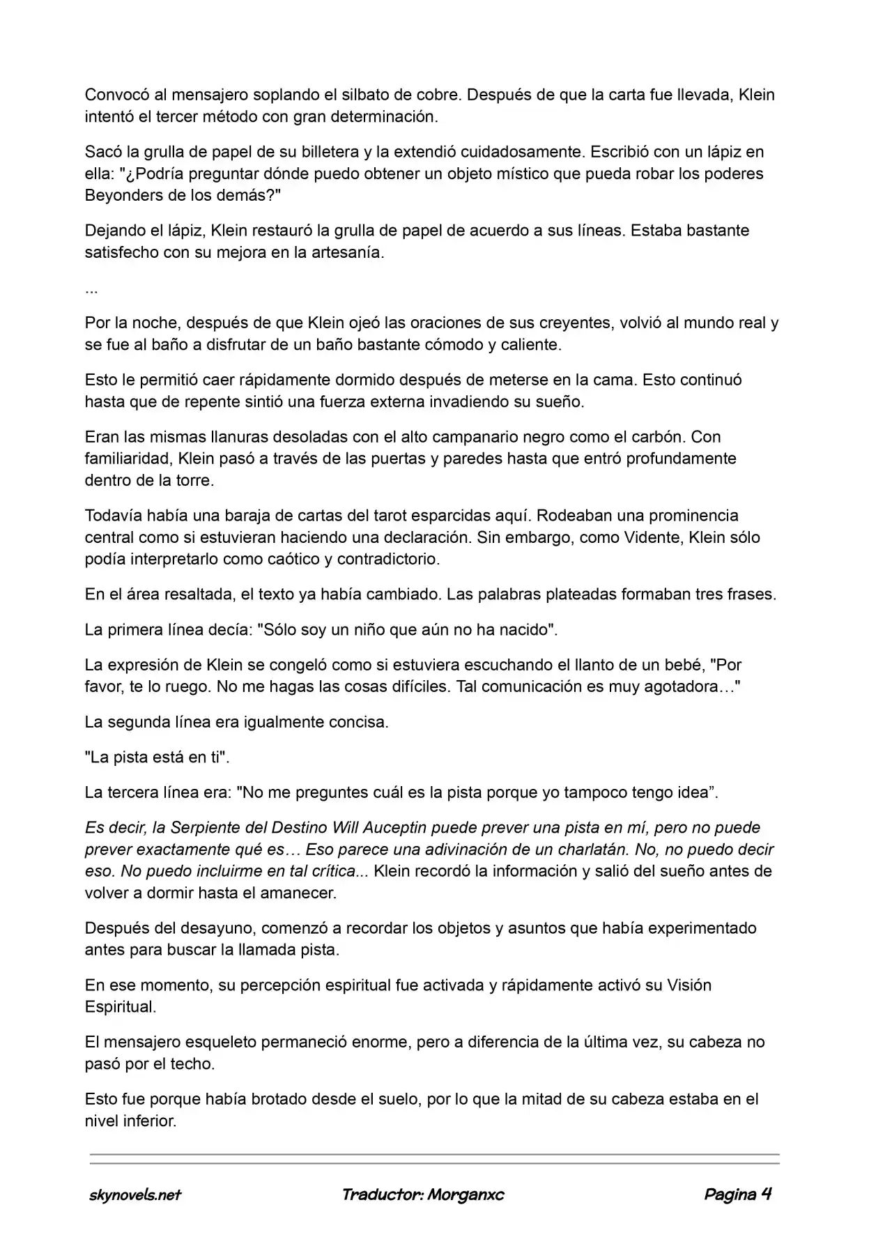 Lord Of The Mysteries (Novela) - Capítulo 596 - Página 4 - LectorTMOo