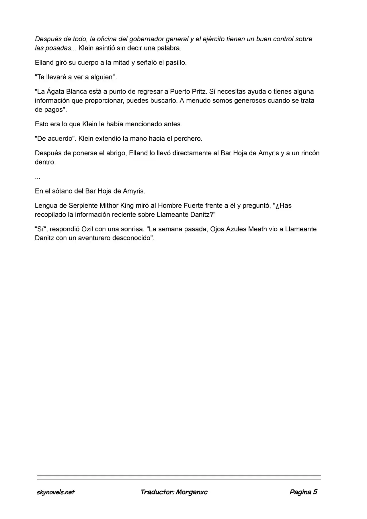 Lord Of The Mysteries (Novela) - Capítulo 597 - Página 5 - LectorTMOo