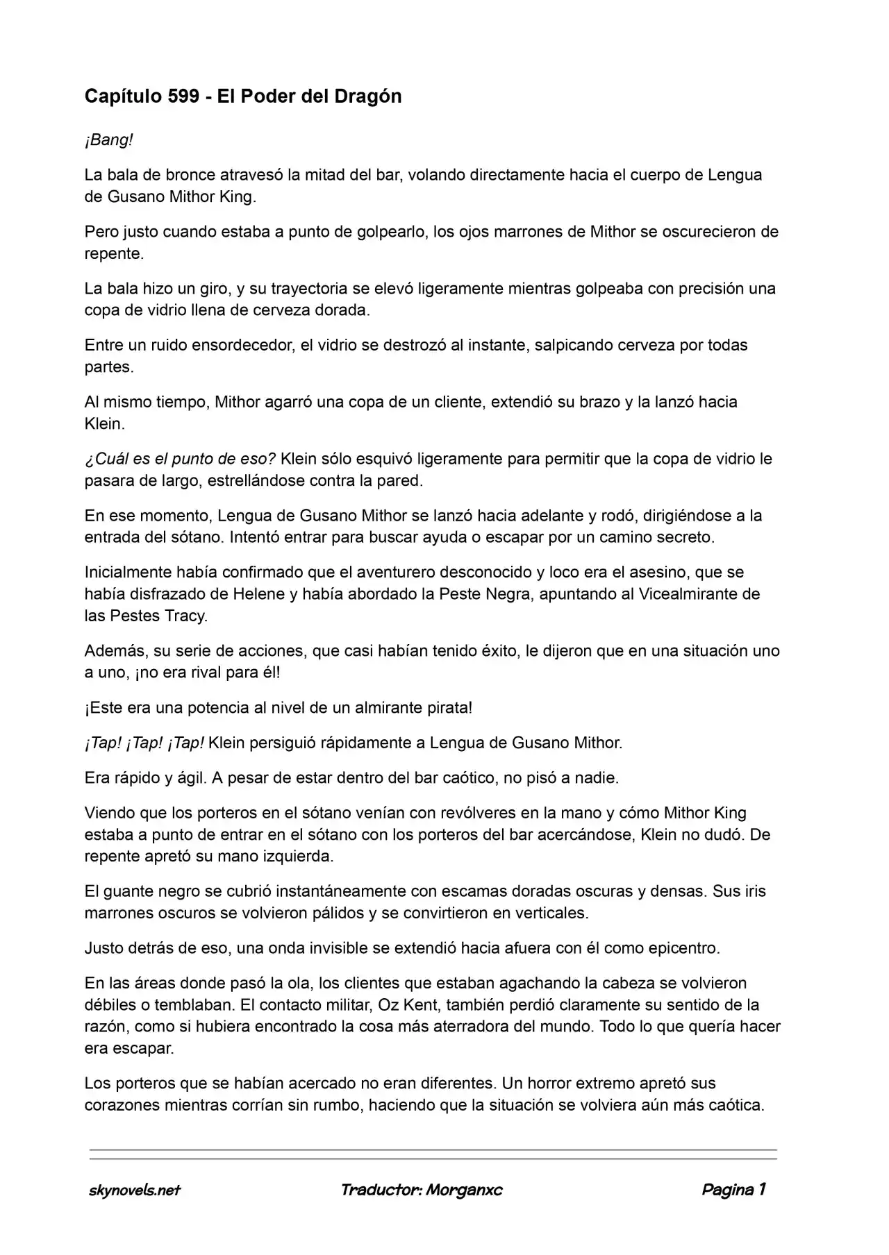 Lord Of The Mysteries (Novela) - Capítulo 599 - Página 1 - LectorTMOo