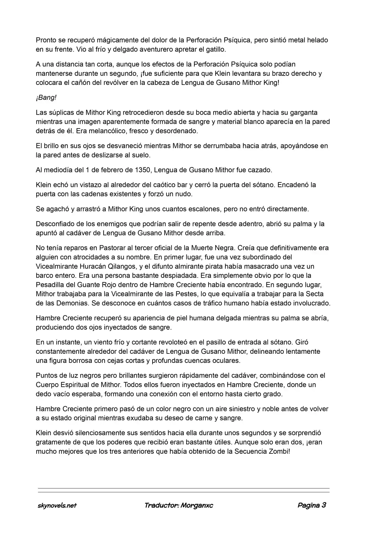 Lord Of The Mysteries (Novela) - Capítulo 599 - Página 3 - LectorTMOo