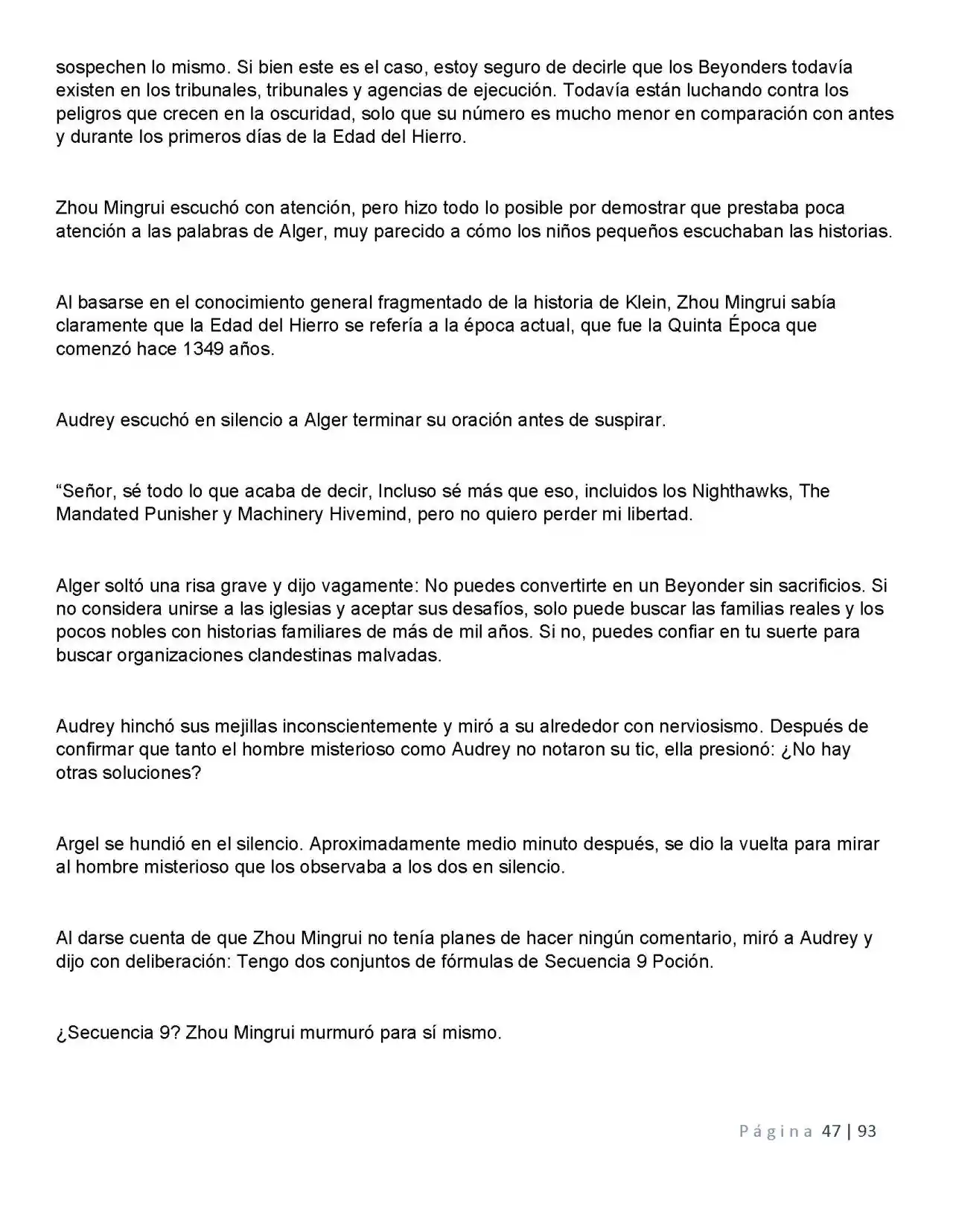 Lord Of The Mysteries (Novela) - Capítulo 6 - Página 6 - LectorTMOo