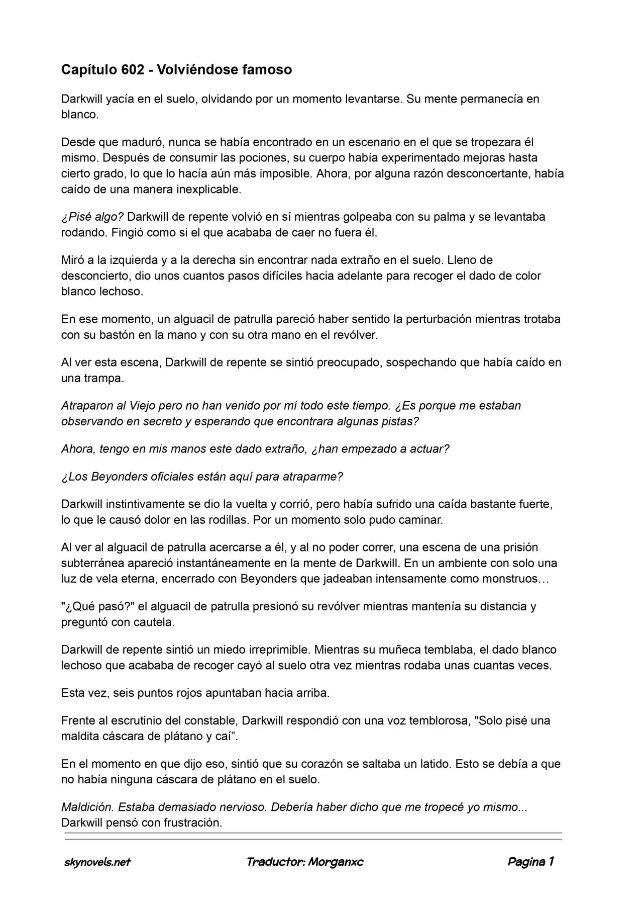 Lord Of The Mysteries (Novela) - Capítulo 602 - Página 1 - LectorTMOo