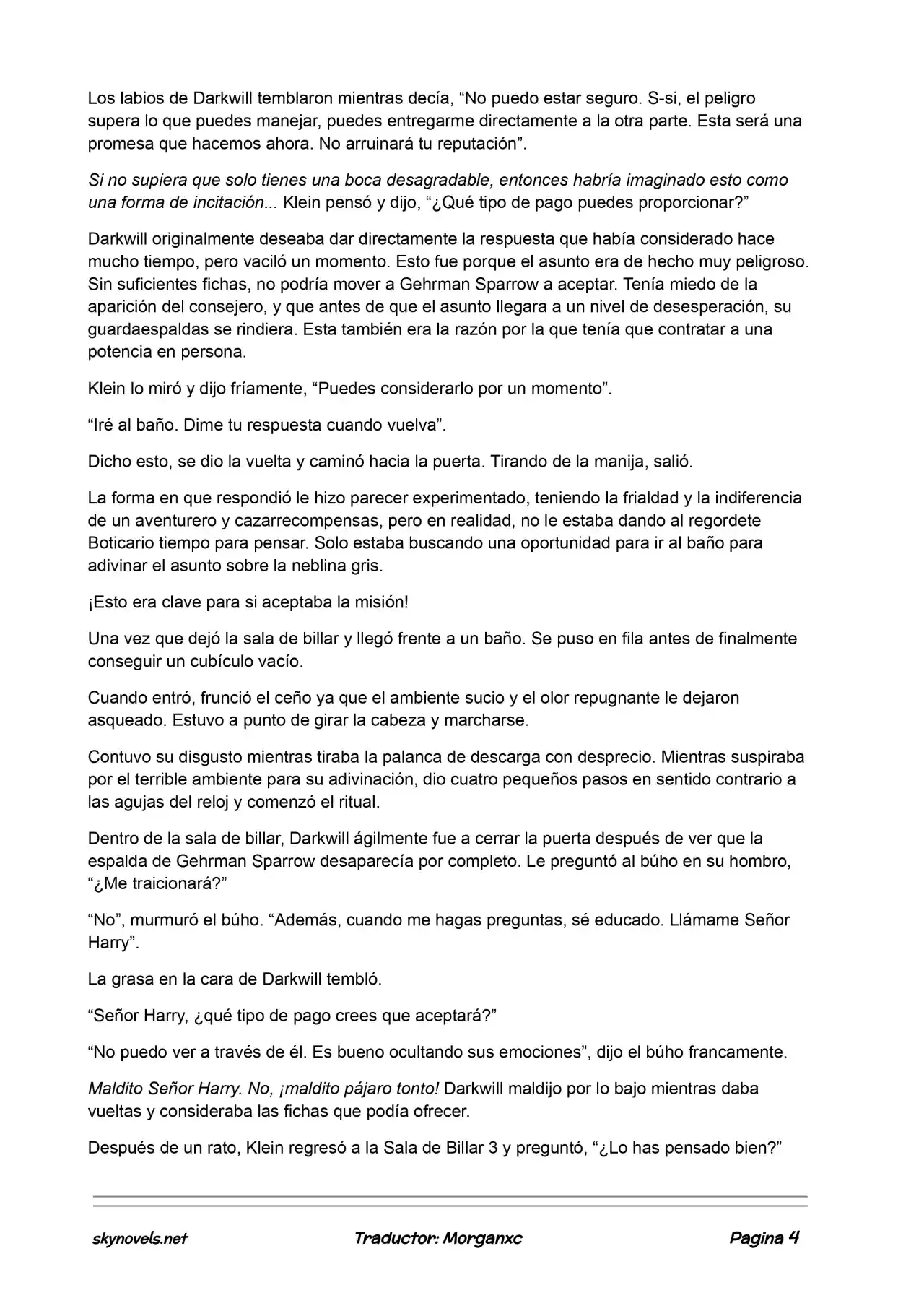 Lord Of The Mysteries (Novela) - Capítulo 603 - Página 4 - LectorTMOo