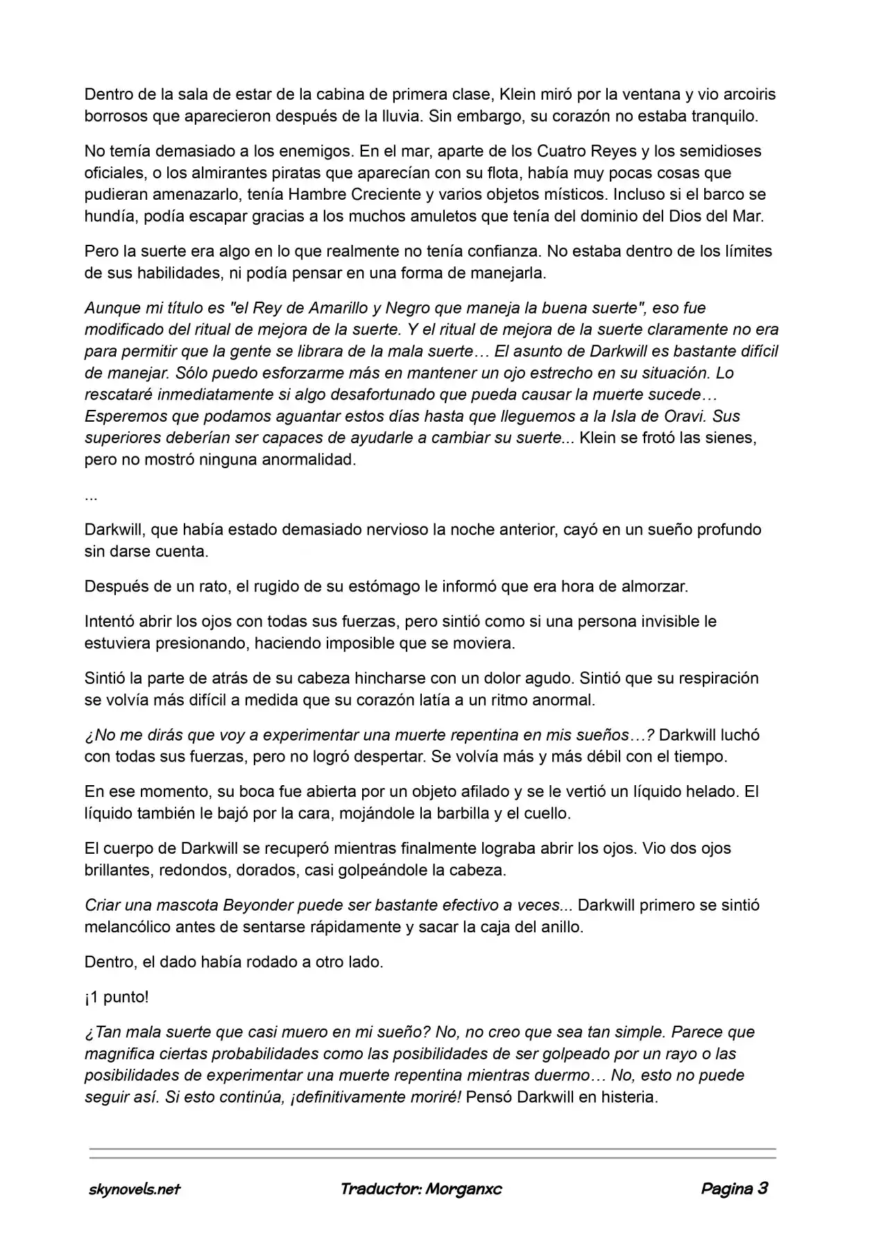 Lord Of The Mysteries (Novela) - Capítulo 605 - Página 3 - LectorTMOo