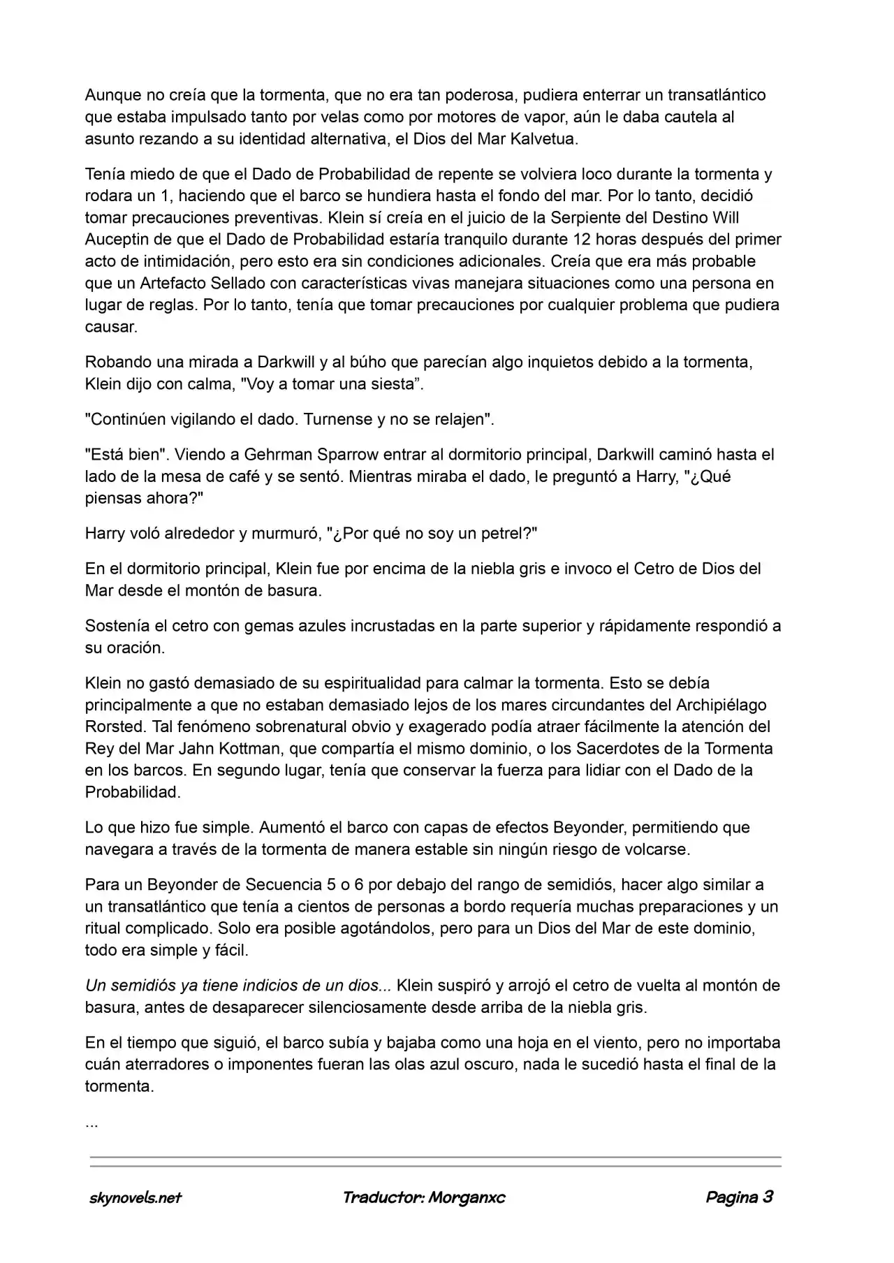 Lord Of The Mysteries (Novela) - Capítulo 607 - Página 3 - LectorTMOo