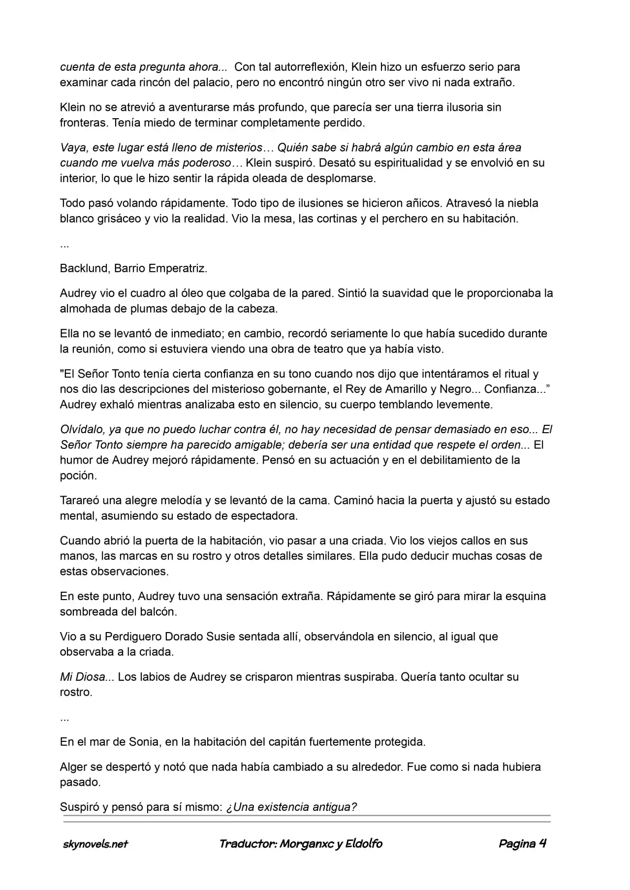 Lord Of The Mysteries (Novela) - Capítulo 61 - Página 4 - LectorTMOo