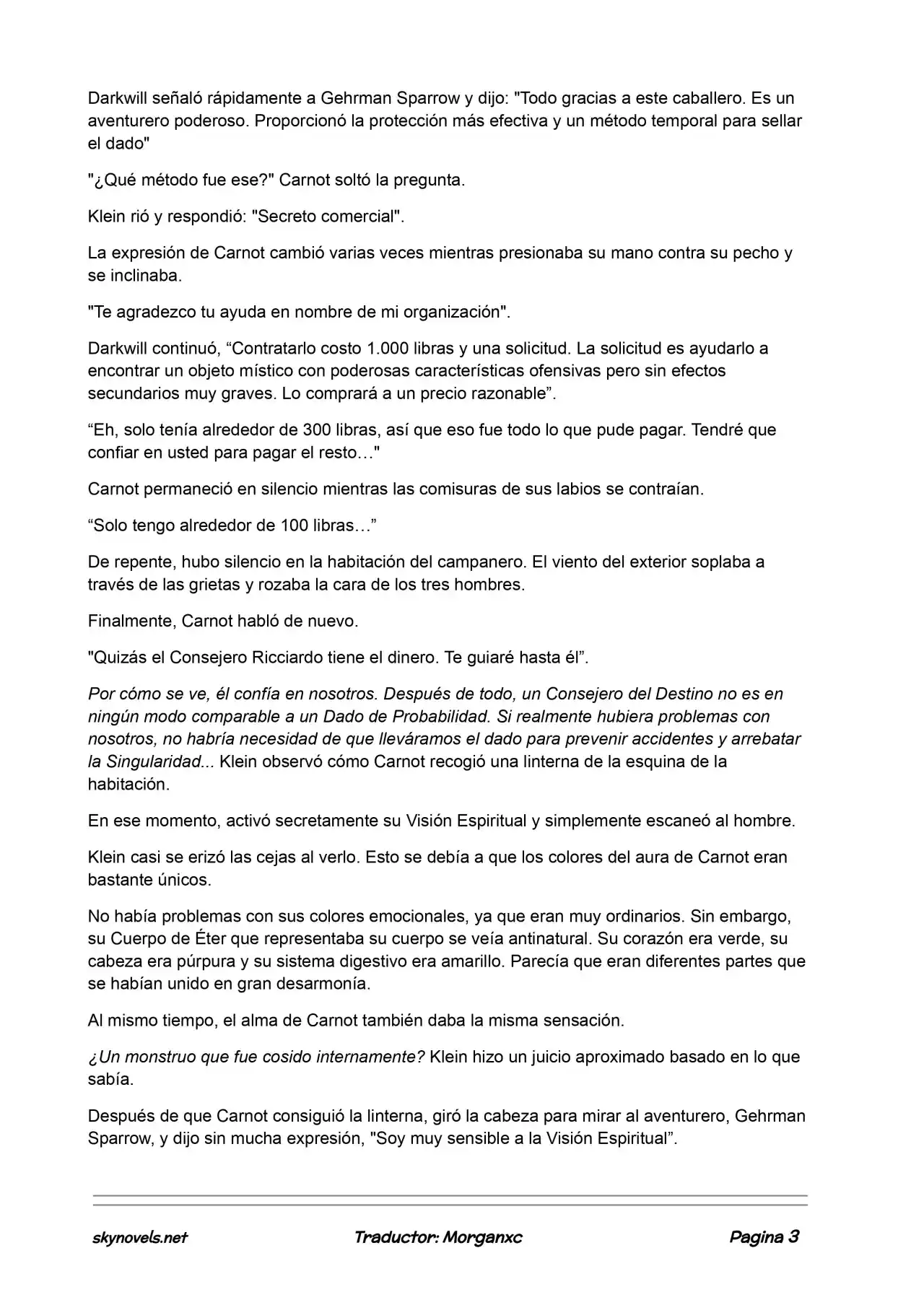 Lord Of The Mysteries (Novela) - Capítulo 611 - Página 3 - LectorTMOo