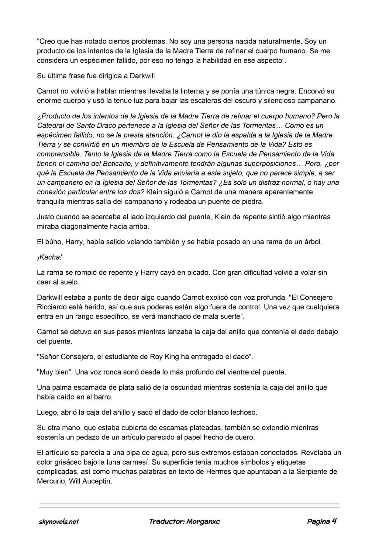 Lord Of The Mysteries (Novela) - Capítulo 611 - Página 4 - LectorTMOo