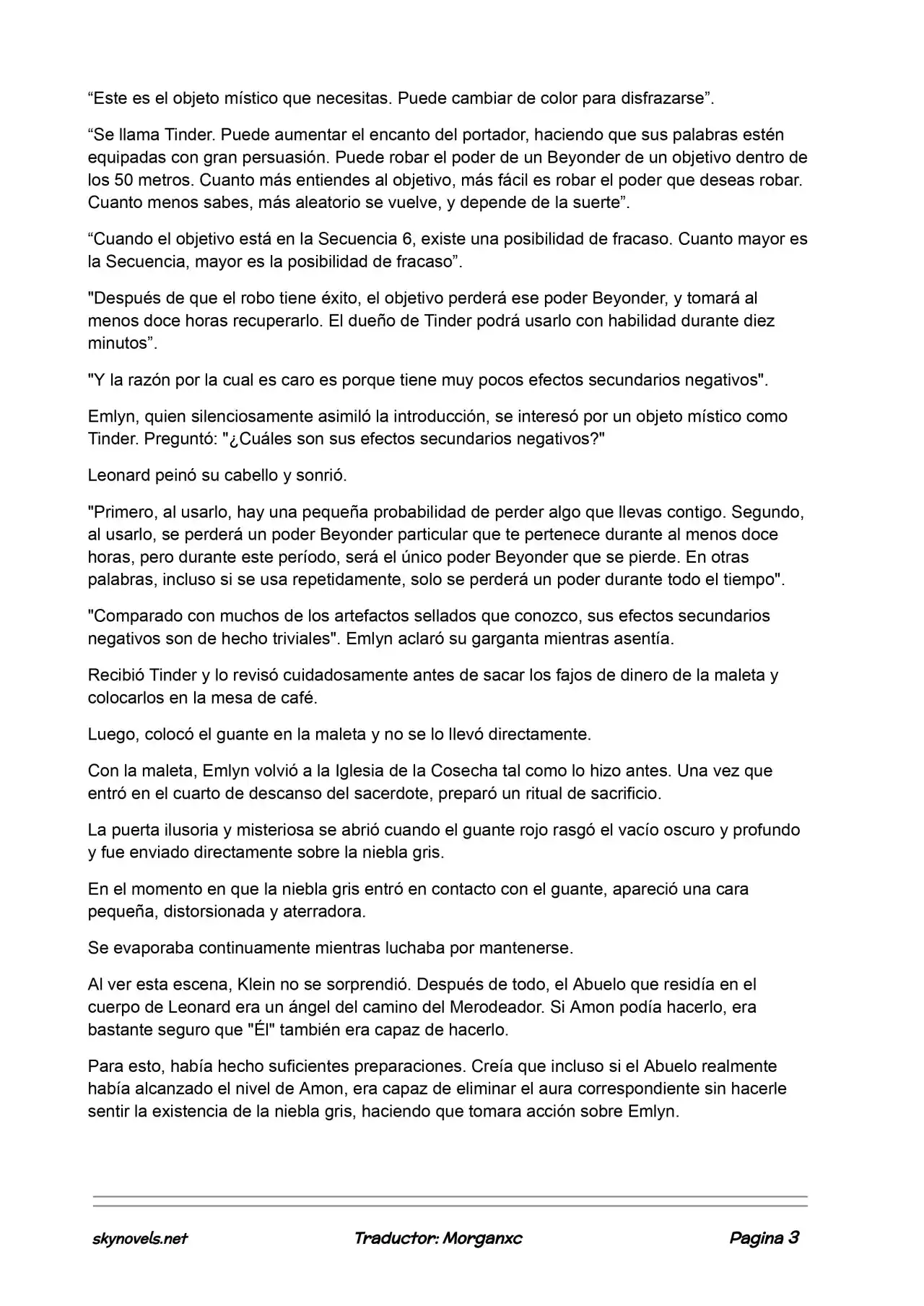 Lord Of The Mysteries (Novela) - Capítulo 612 - Página 3 - LectorTMOo