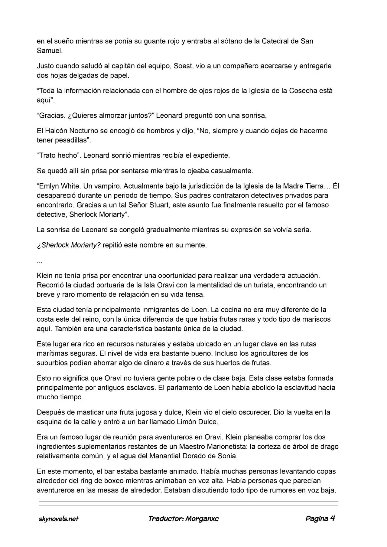 Lord Of The Mysteries (Novela) - Capítulo 613 - Página 4 - LectorTMOo