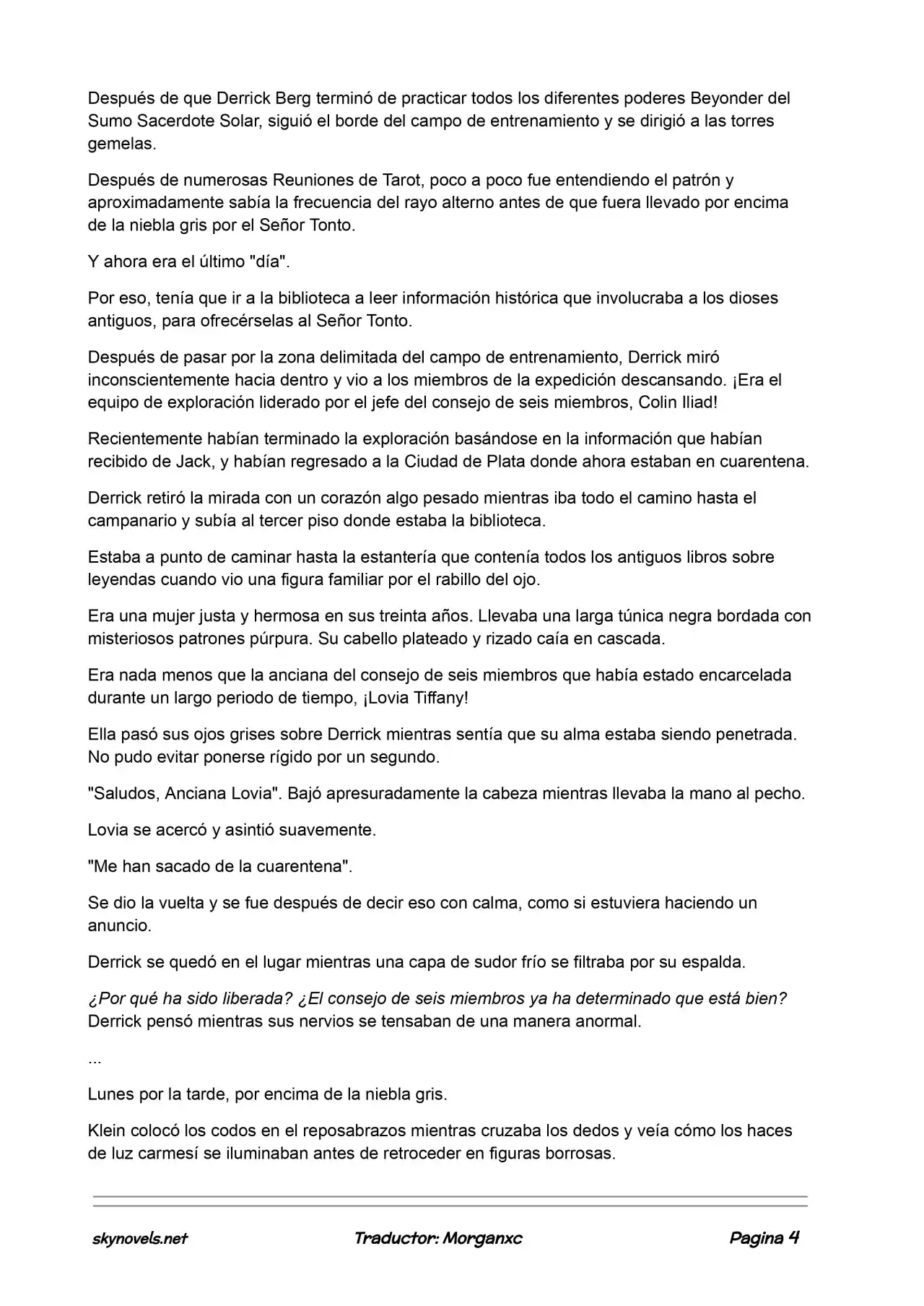Lord Of The Mysteries (Novela) - Capítulo 614 - Página 4 - LectorTMOo