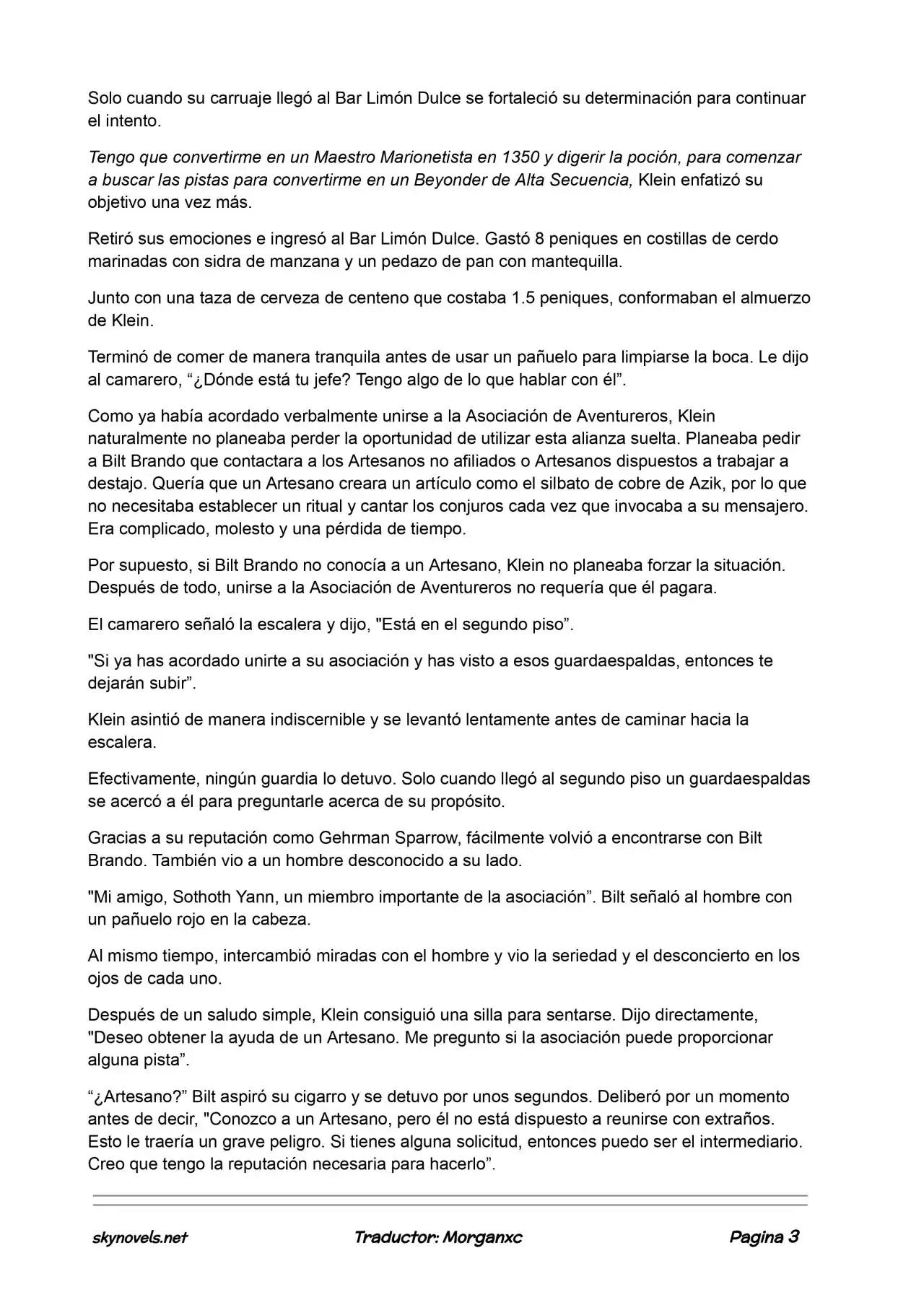 Lord Of The Mysteries (Novela) - Capítulo 619 - Página 3 - LectorTMOo