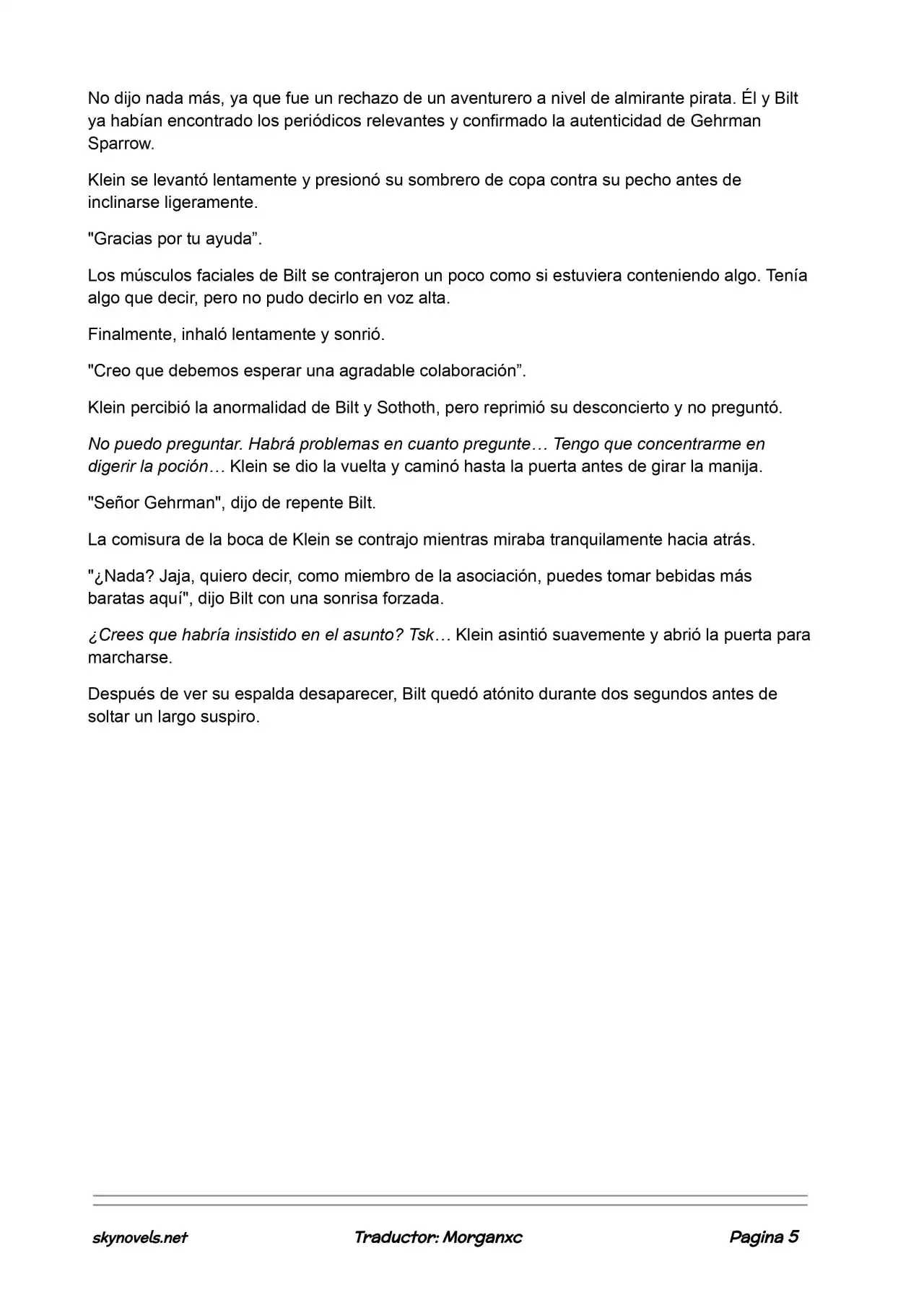 Lord Of The Mysteries (Novela) - Capítulo 619 - Página 5 - LectorTMOo
