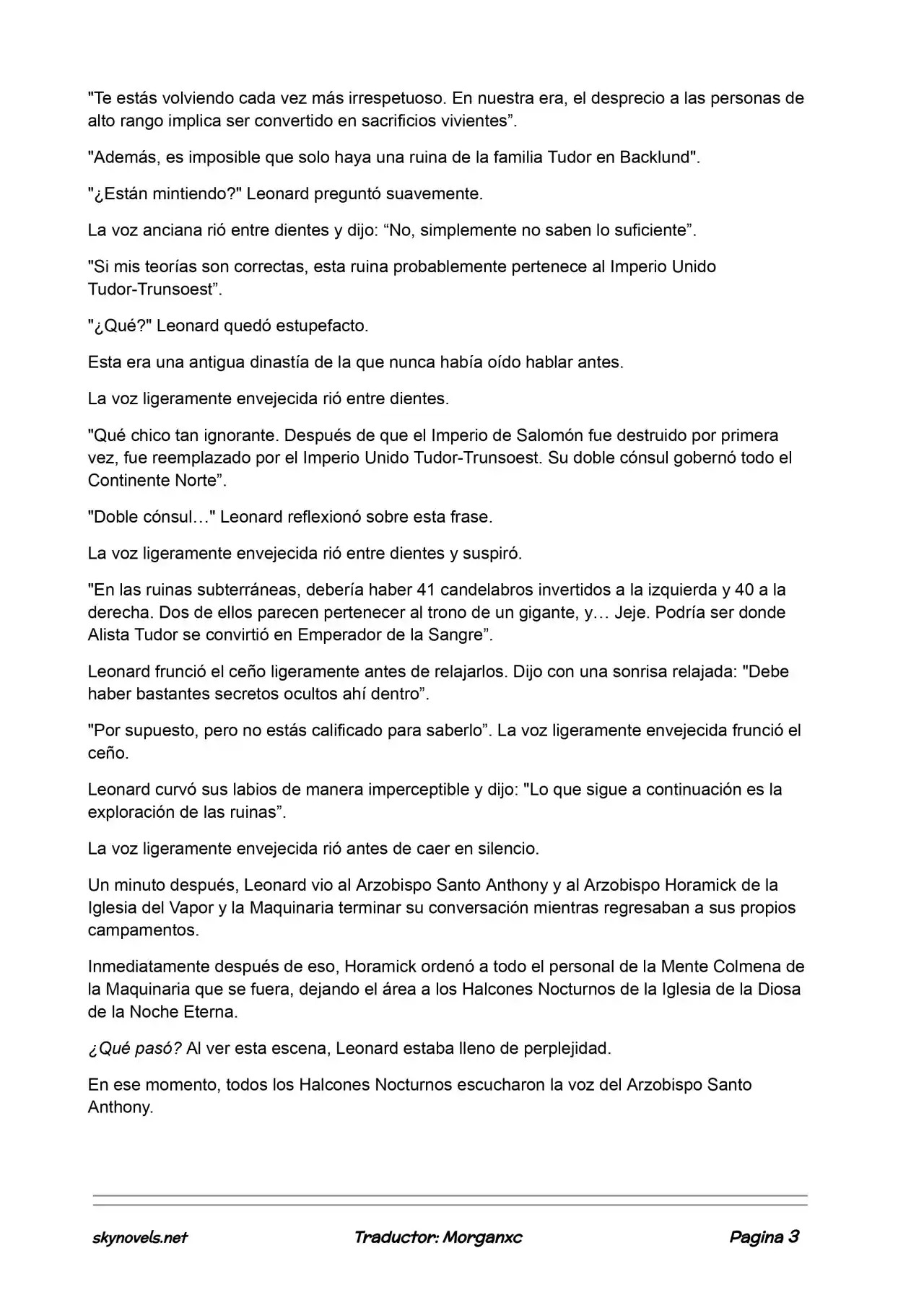 Lord Of The Mysteries (Novela) - Capítulo 621 - Página 3 - LectorTMOo