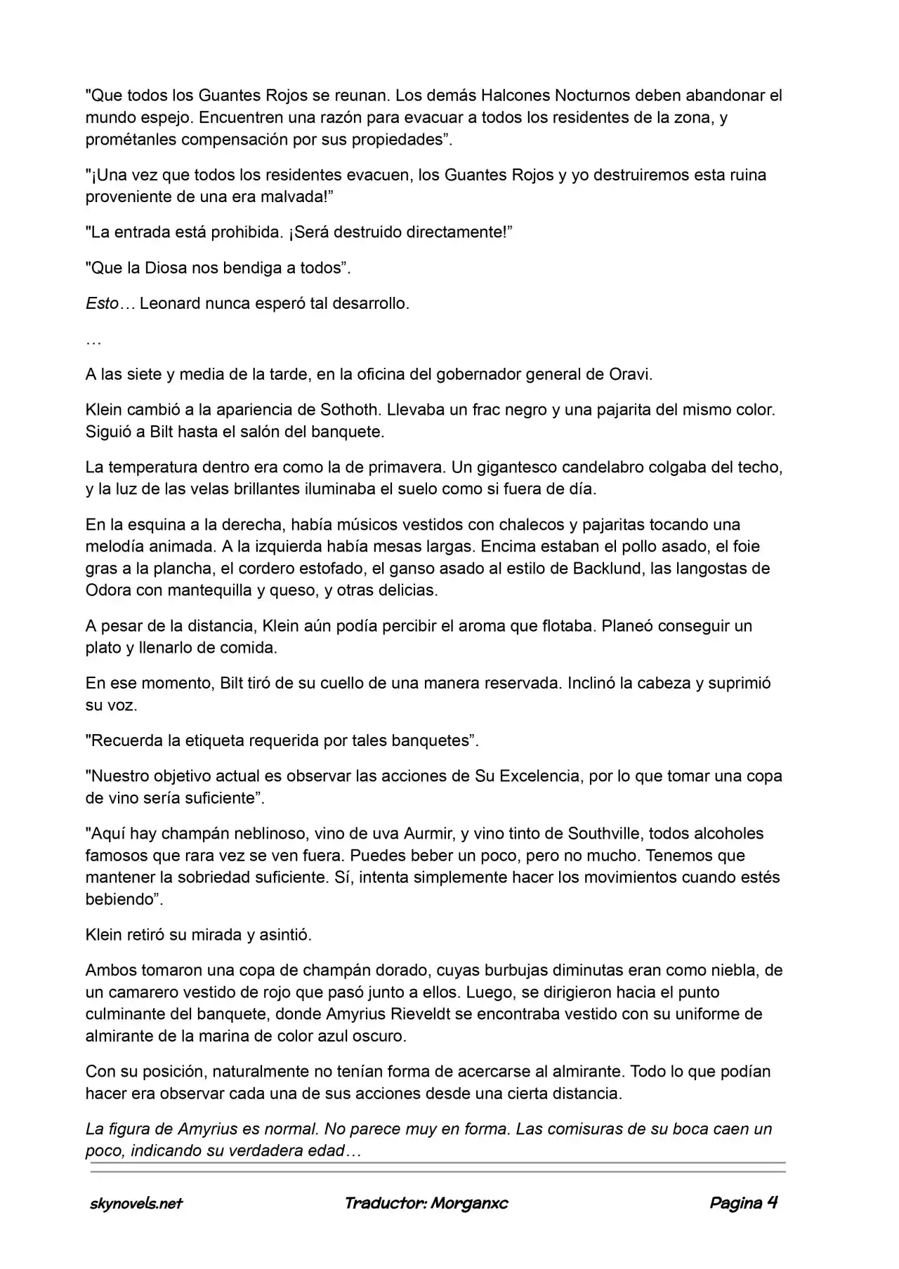 Lord Of The Mysteries (Novela) - Capítulo 621 - Página 4 - LectorTMOo