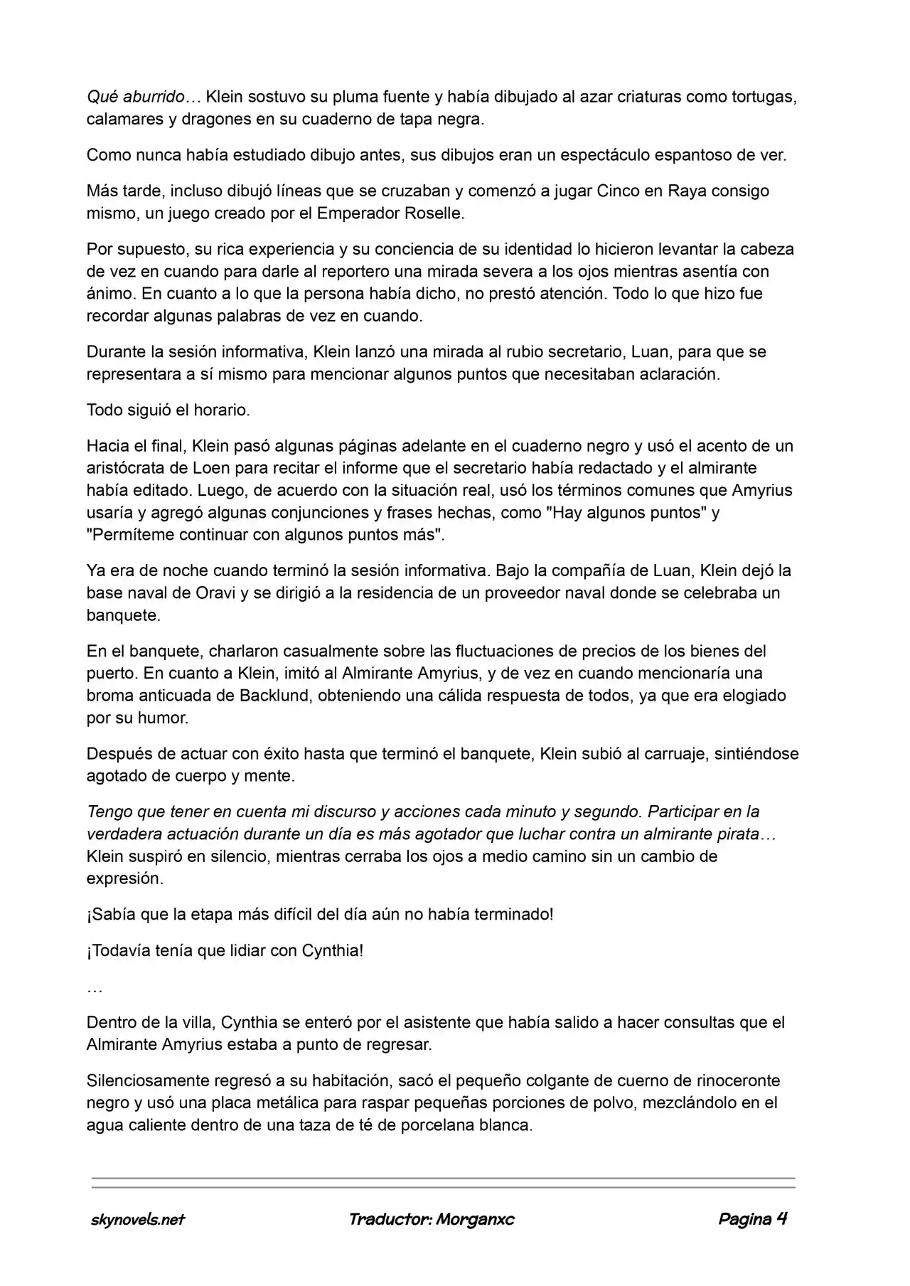 Lord Of The Mysteries (Novela) - Capítulo 625 - Página 4 - LectorTMOo
