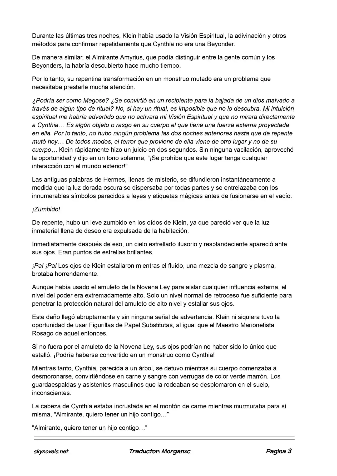 Lord Of The Mysteries (Novela) - Capítulo 628 - Página 4 - LectorTMOo