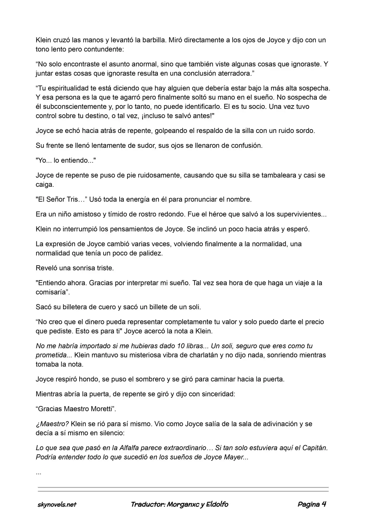 Lord Of The Mysteries (Novela) - Capítulo 63 - Página 4 - LectorTMOo