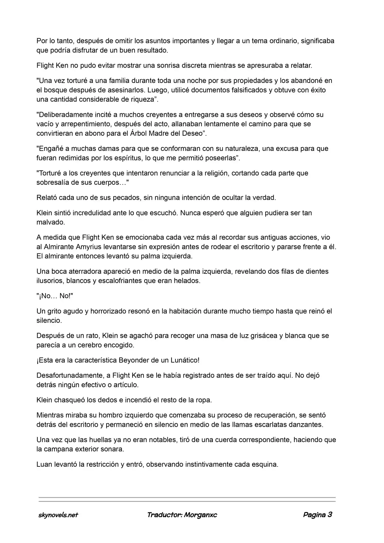 Lord Of The Mysteries (Novela) - Capítulo 631 - Página 3 - LectorTMOo