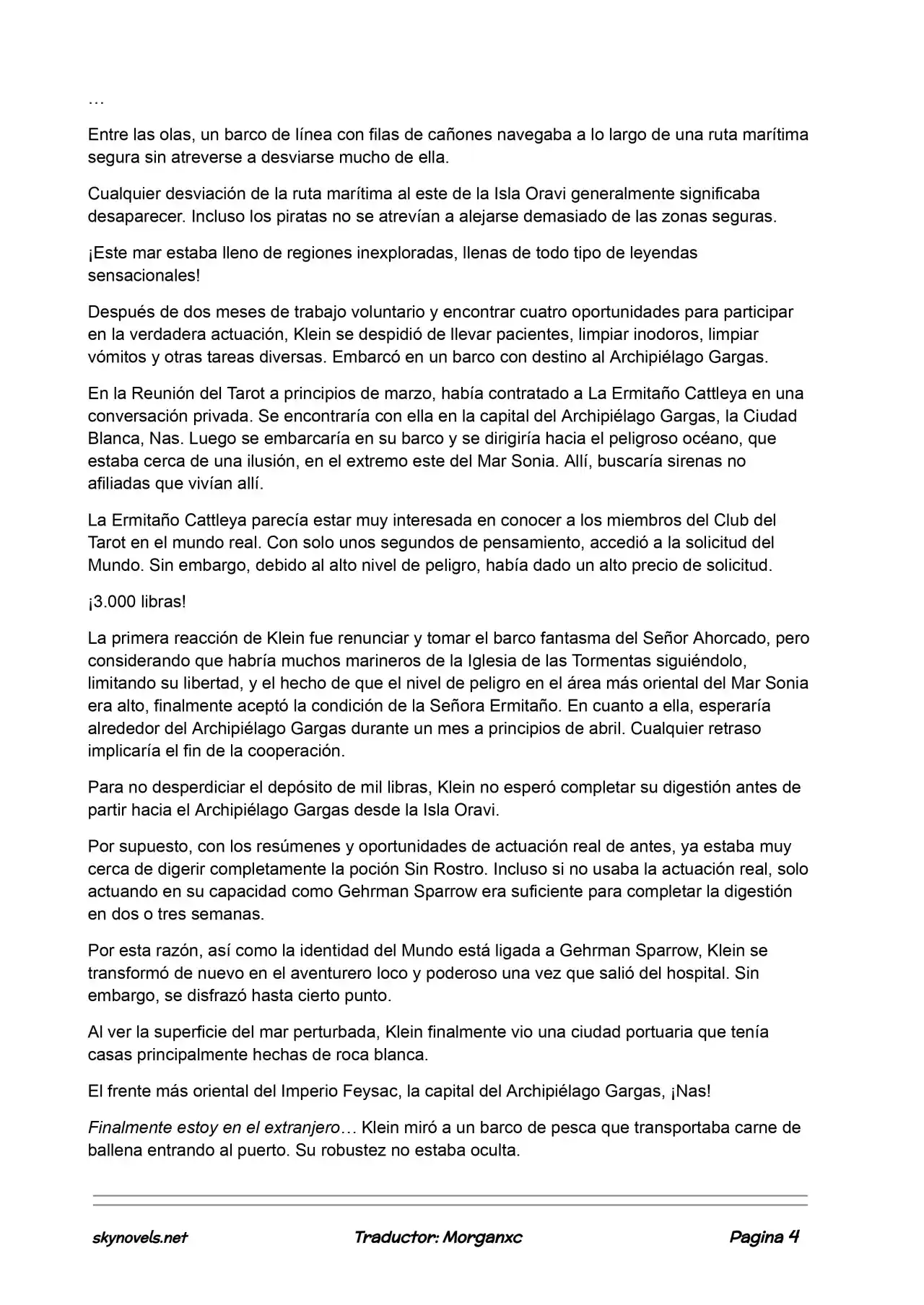 Lord Of The Mysteries (Novela) - Capítulo 634 - Página 4 - LectorTMOo