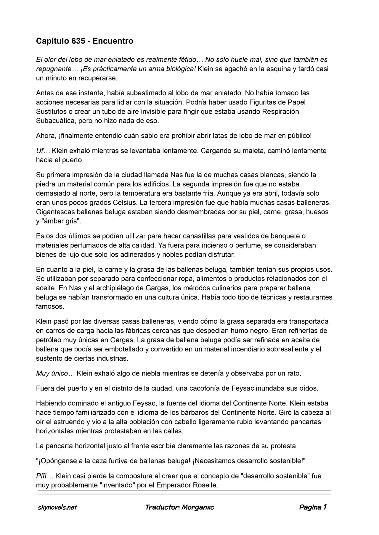 Lord Of The Mysteries (Novela) - Capítulo 635 - Página 1 - LectorTMOo