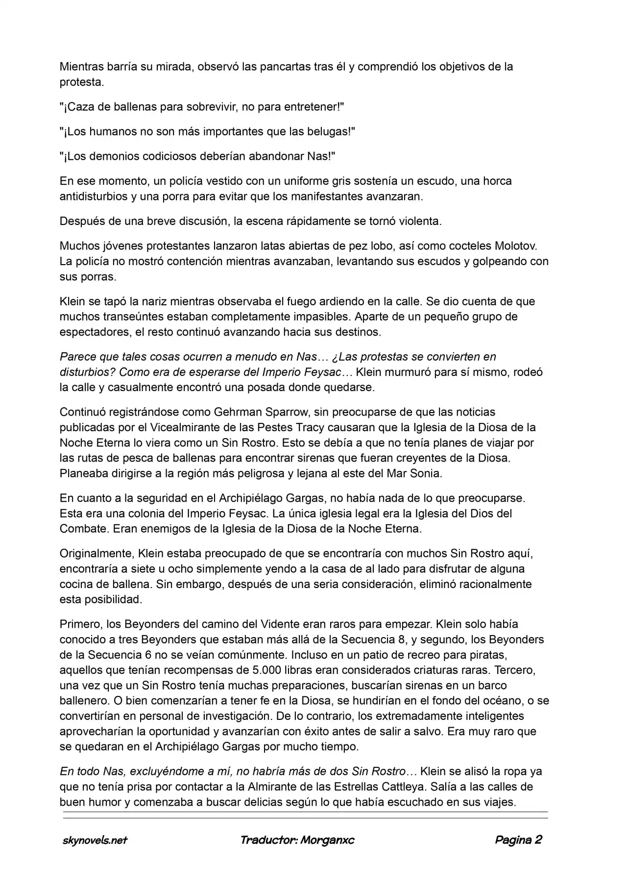 Lord Of The Mysteries (Novela) - Capítulo 635 - Página 2 - LectorTMOo