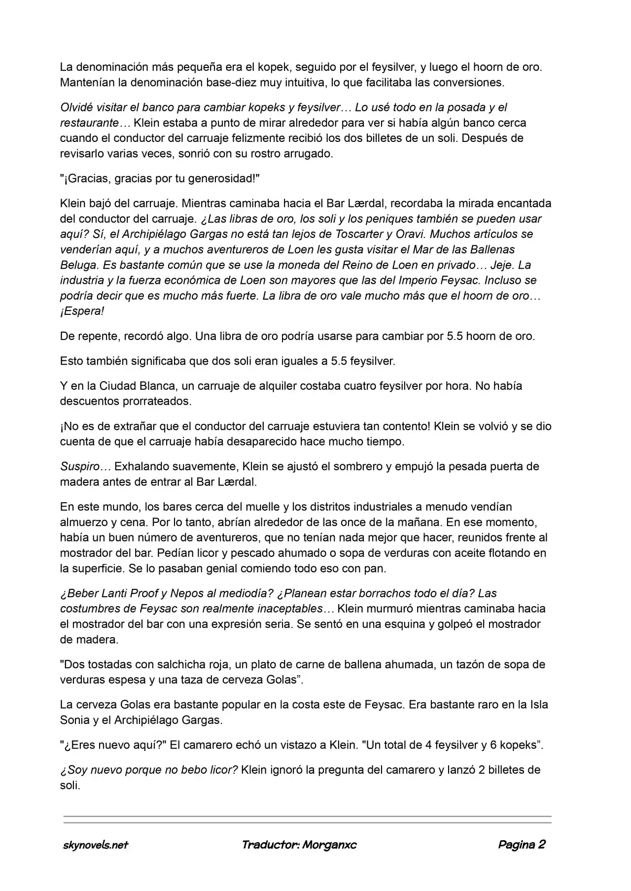 Lord Of The Mysteries (Novela) - Capítulo 636 - Página 2 - LectorTMOo