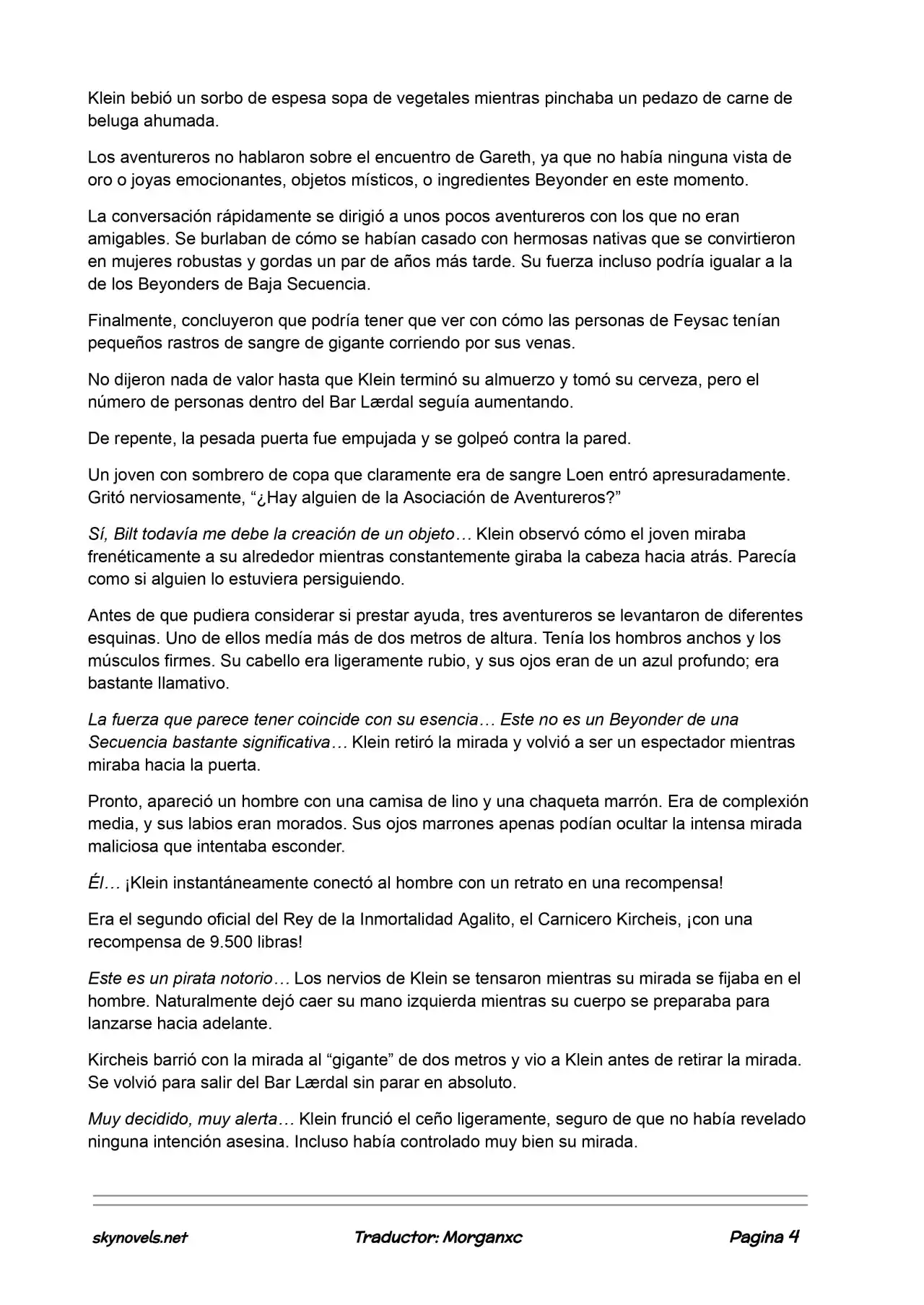 Lord Of The Mysteries (Novela) - Capítulo 636 - Página 4 - LectorTMOo