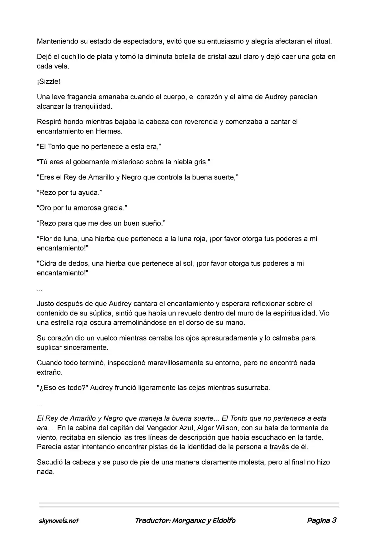 Lord Of The Mysteries (Novela) - Capítulo 64 - Página 3 - LectorTMOo