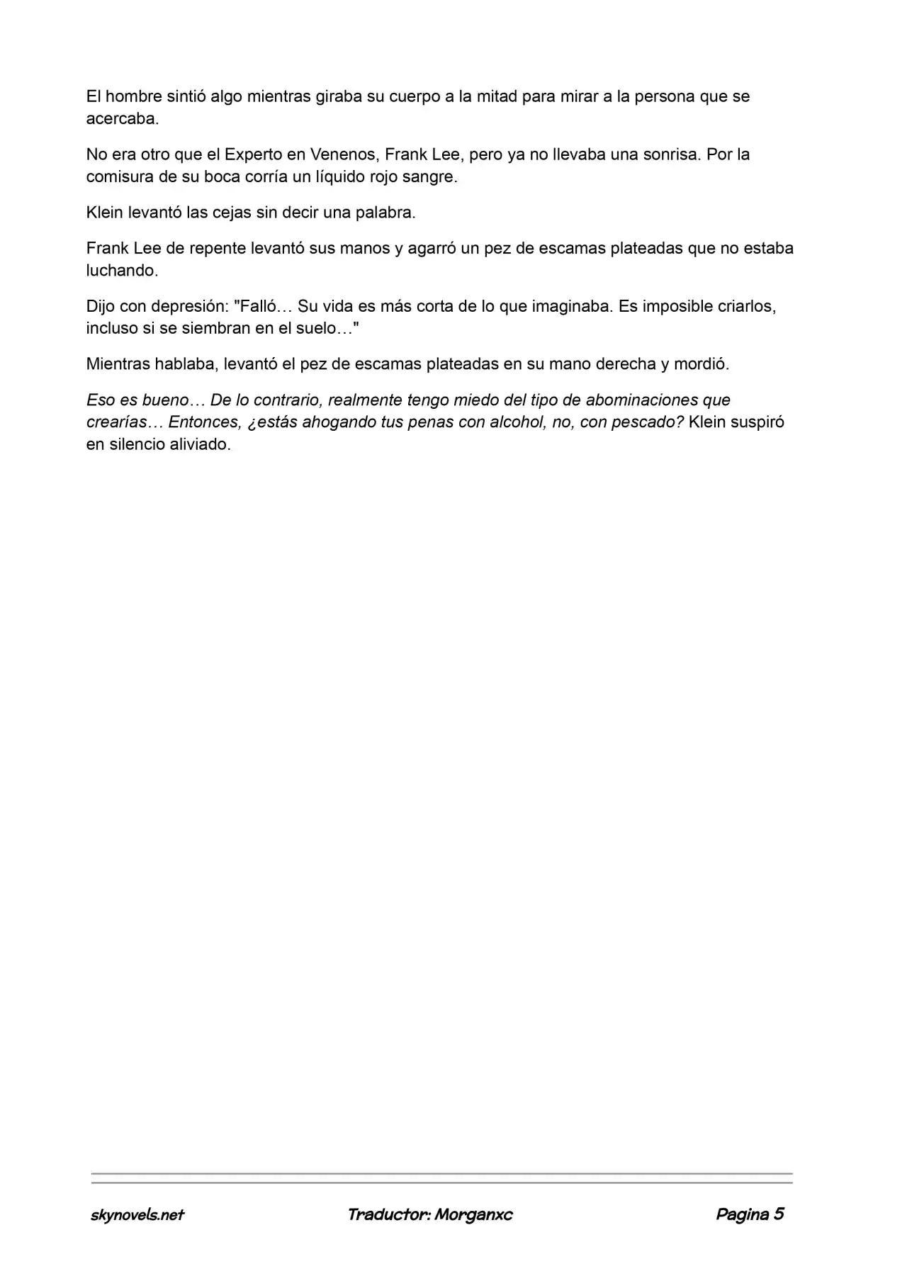 Lord Of The Mysteries (Novela) - Capítulo 643 - Página 5 - LectorTMOo