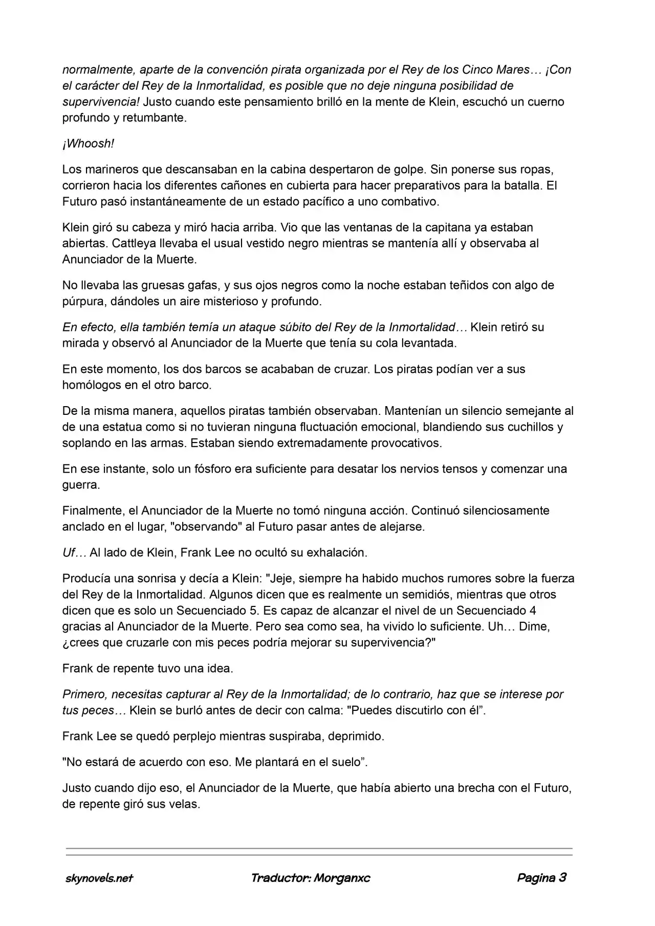 Lord Of The Mysteries (Novela) - Capítulo 644 - Página 3 - LectorTMOo