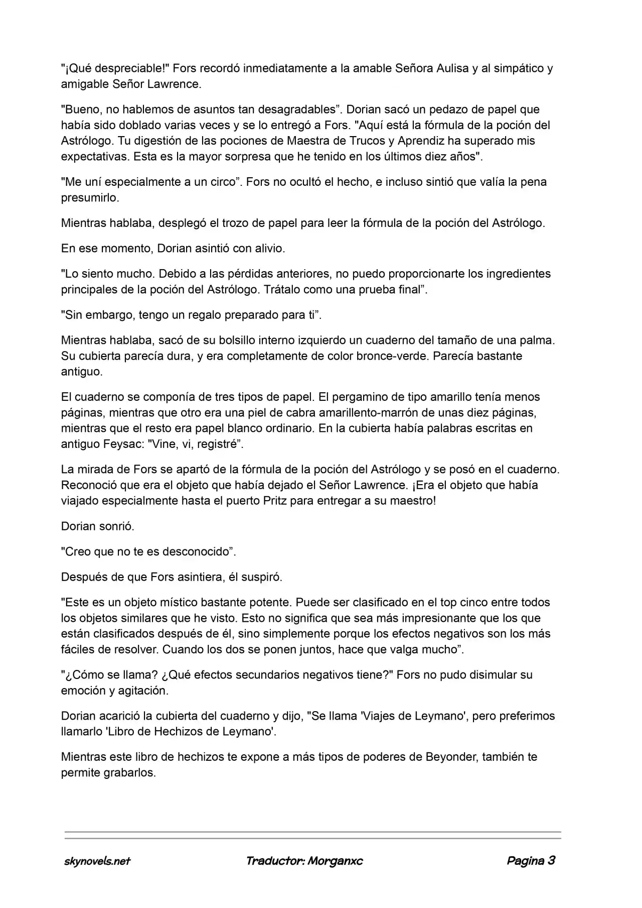 Lord Of The Mysteries (Novela) - Capítulo 646 - Página 3 - LectorTMOo