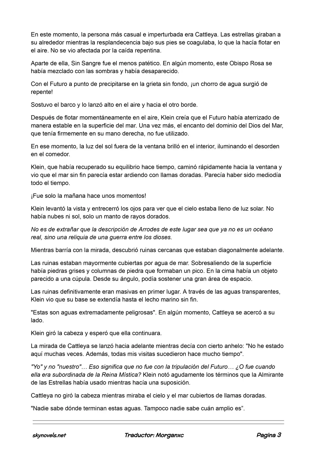 Lord Of The Mysteries (Novela) - Capítulo 647 - Página 3 - LectorTMOo
