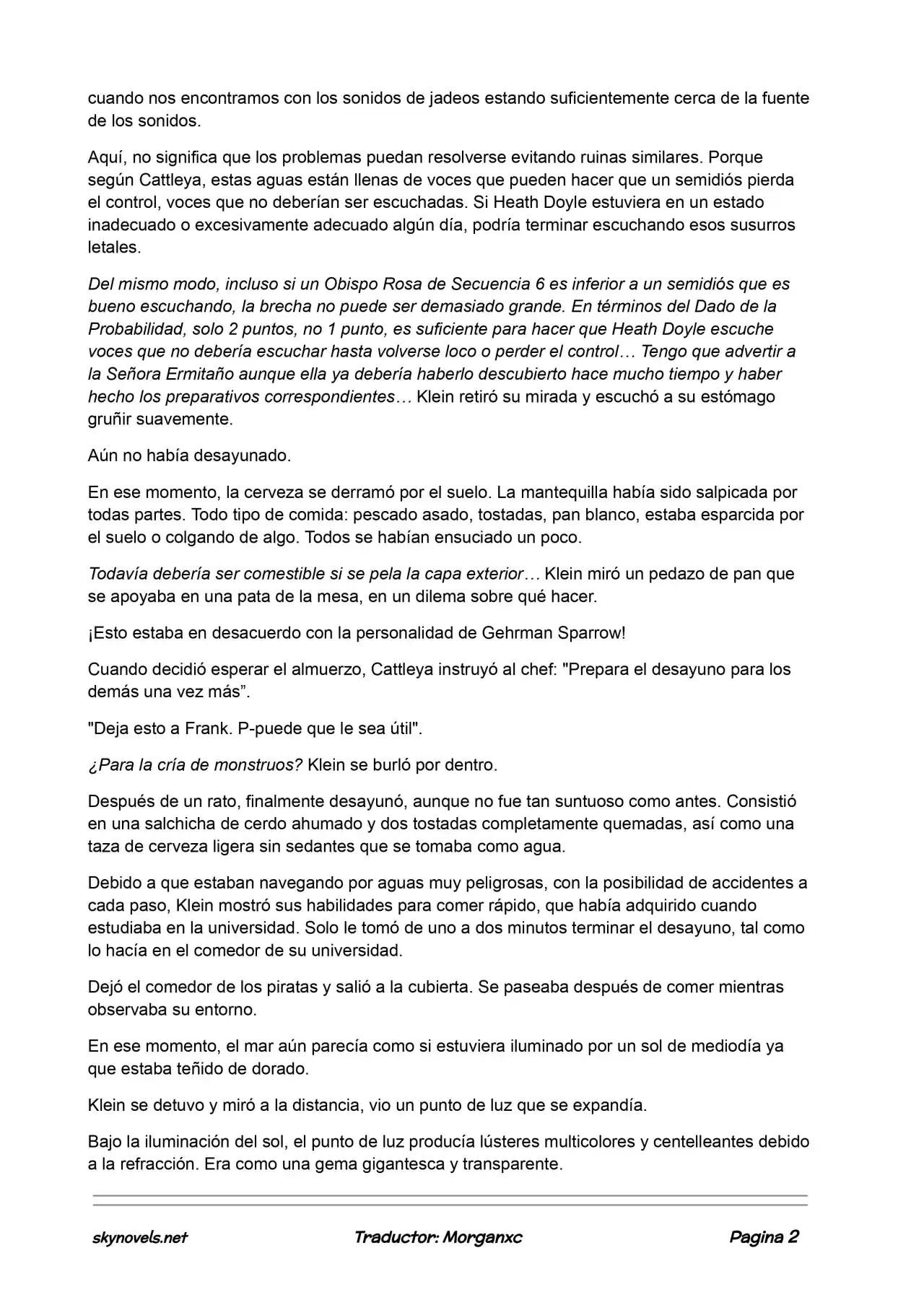 Lord Of The Mysteries (Novela) - Capítulo 648 - Página 2 - LectorTMOo