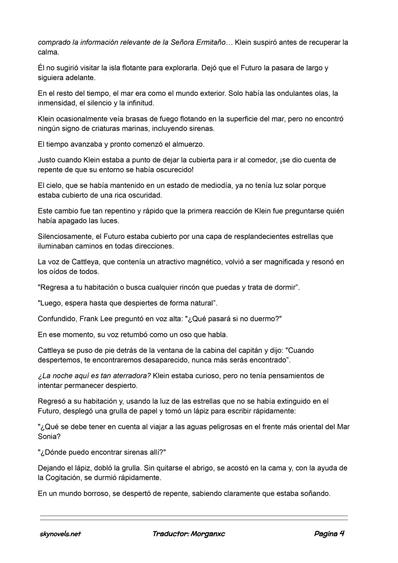 Lord Of The Mysteries (Novela) - Capítulo 648 - Página 4 - LectorTMOo