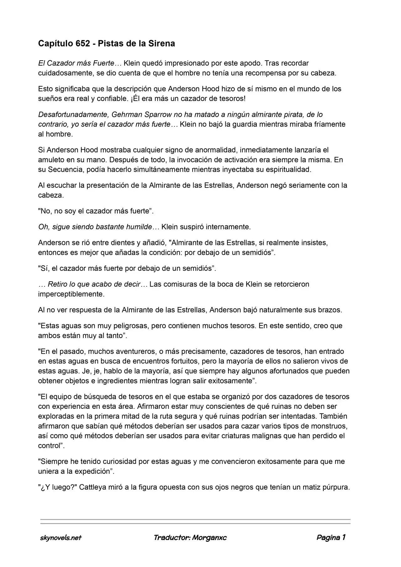 Lord Of The Mysteries (Novela) - Capítulo 652 - Página 1 - LectorTMOo