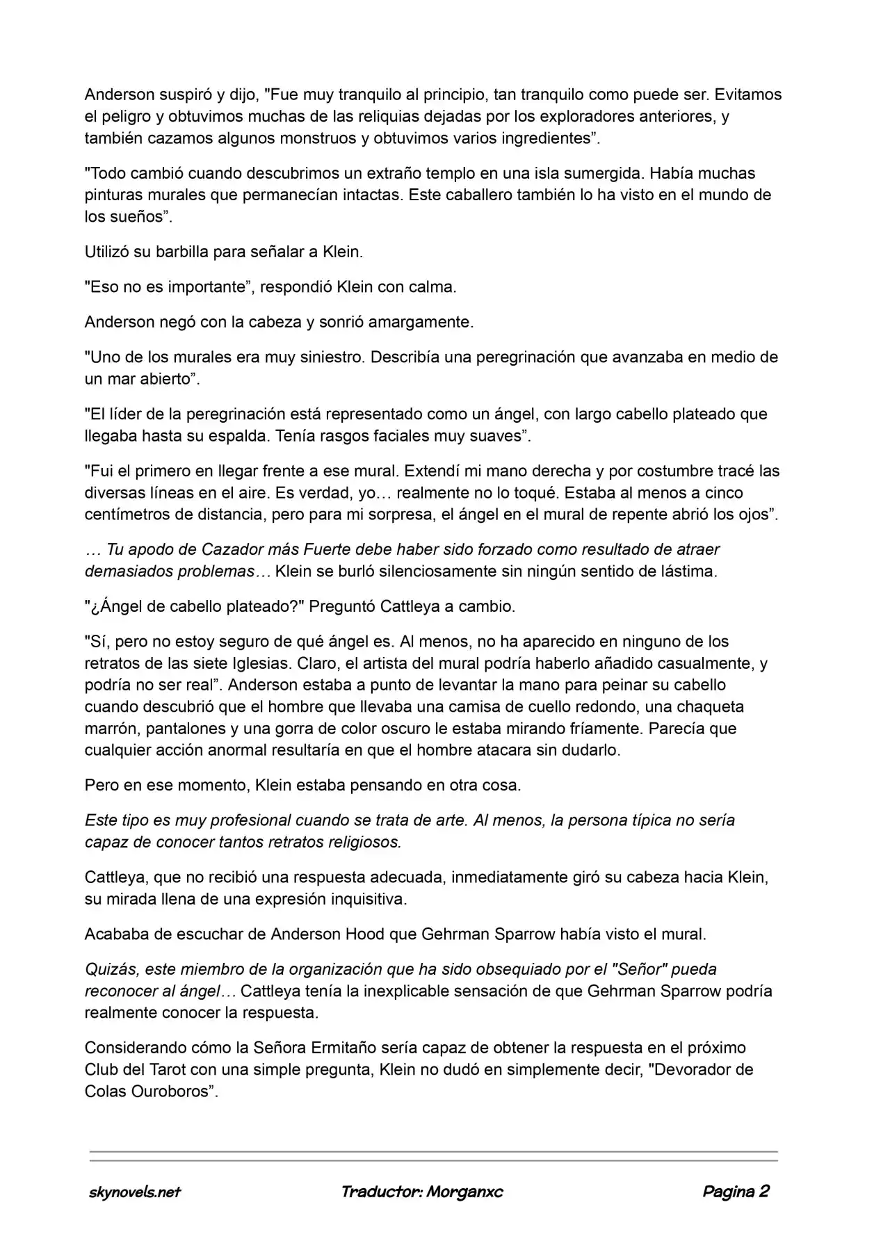 Lord Of The Mysteries (Novela) - Capítulo 652 - Página 2 - LectorTMOo