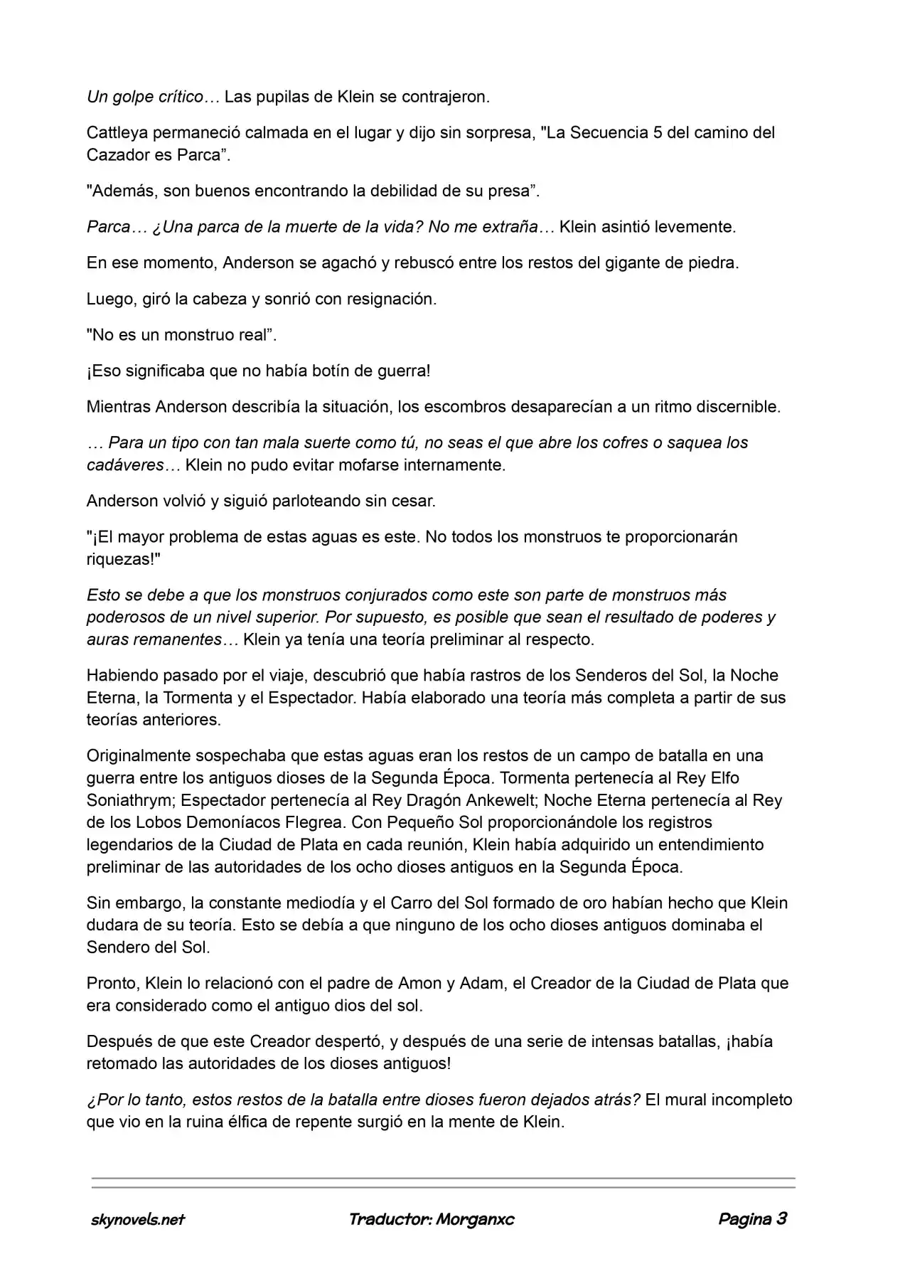 Lord Of The Mysteries (Novela) - Capítulo 653 - Página 3 - LectorTMOo